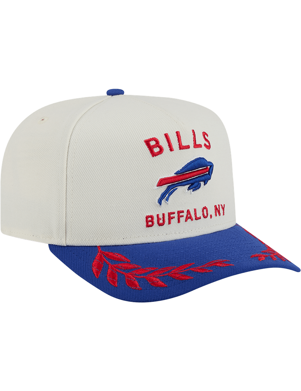 Buffalo Bills New Era NFL 25 Draft Pre-Curved 9FIFTY A-Frame Snapback Hat - Chrome