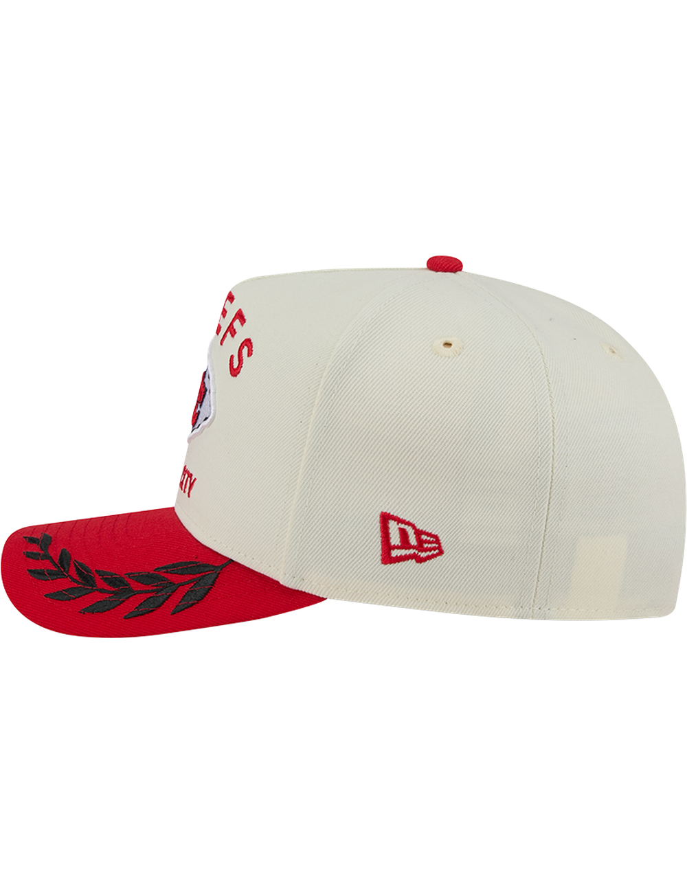 Kansas City Chiefs New Era NFL 25 Draft Pre-Curved 9FIFTY A-Frame Snapback Hat - Chrome