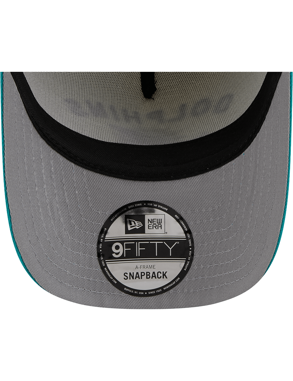 Miami Dolphins New Era NFL 25 Draft Pre-Curved 9FIFTY A-Frame Snapback Hat - Chrome