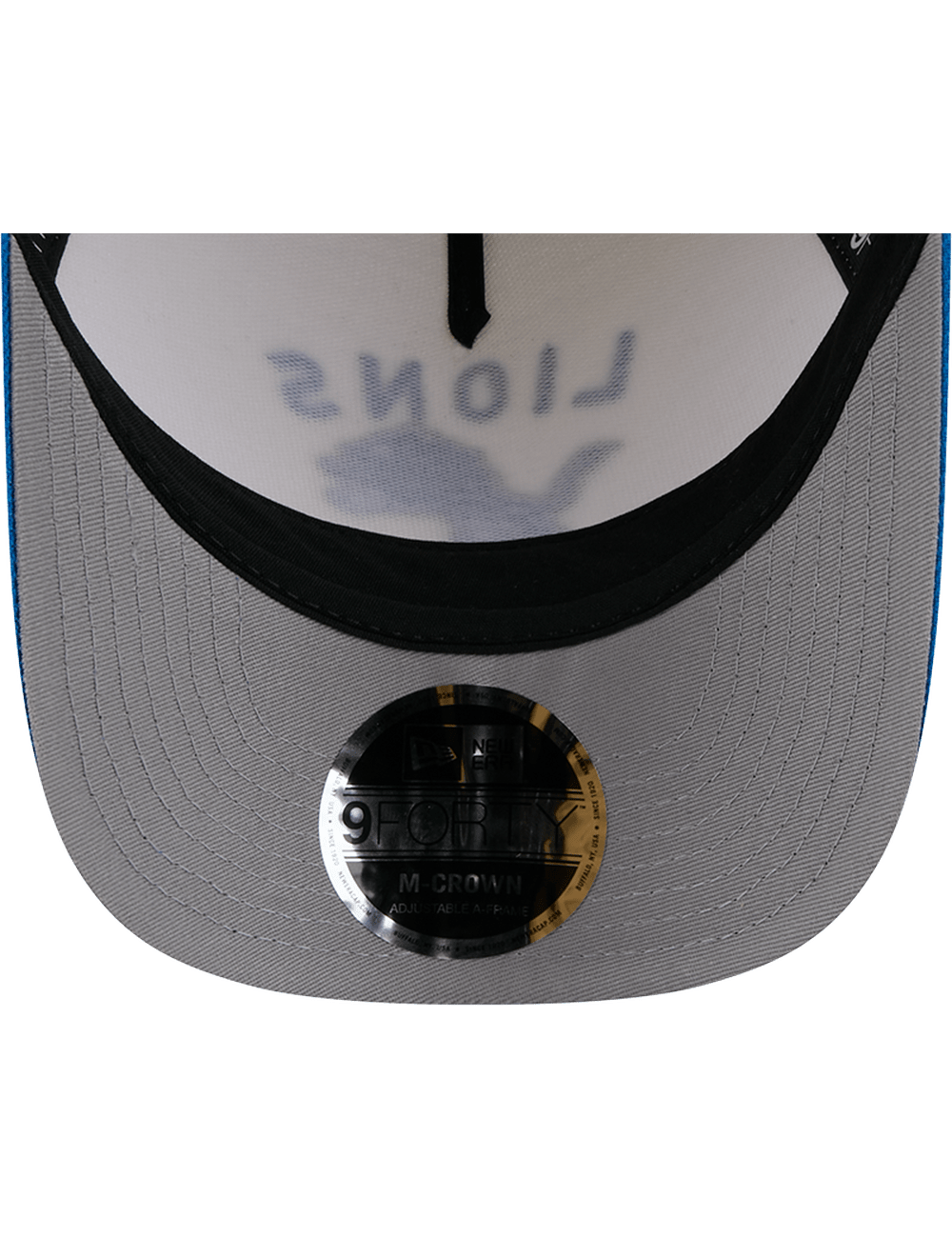 Detroit Lions New Era NFL 25 Draft 9FORTY M-Crown Snapback Hat - Chrome