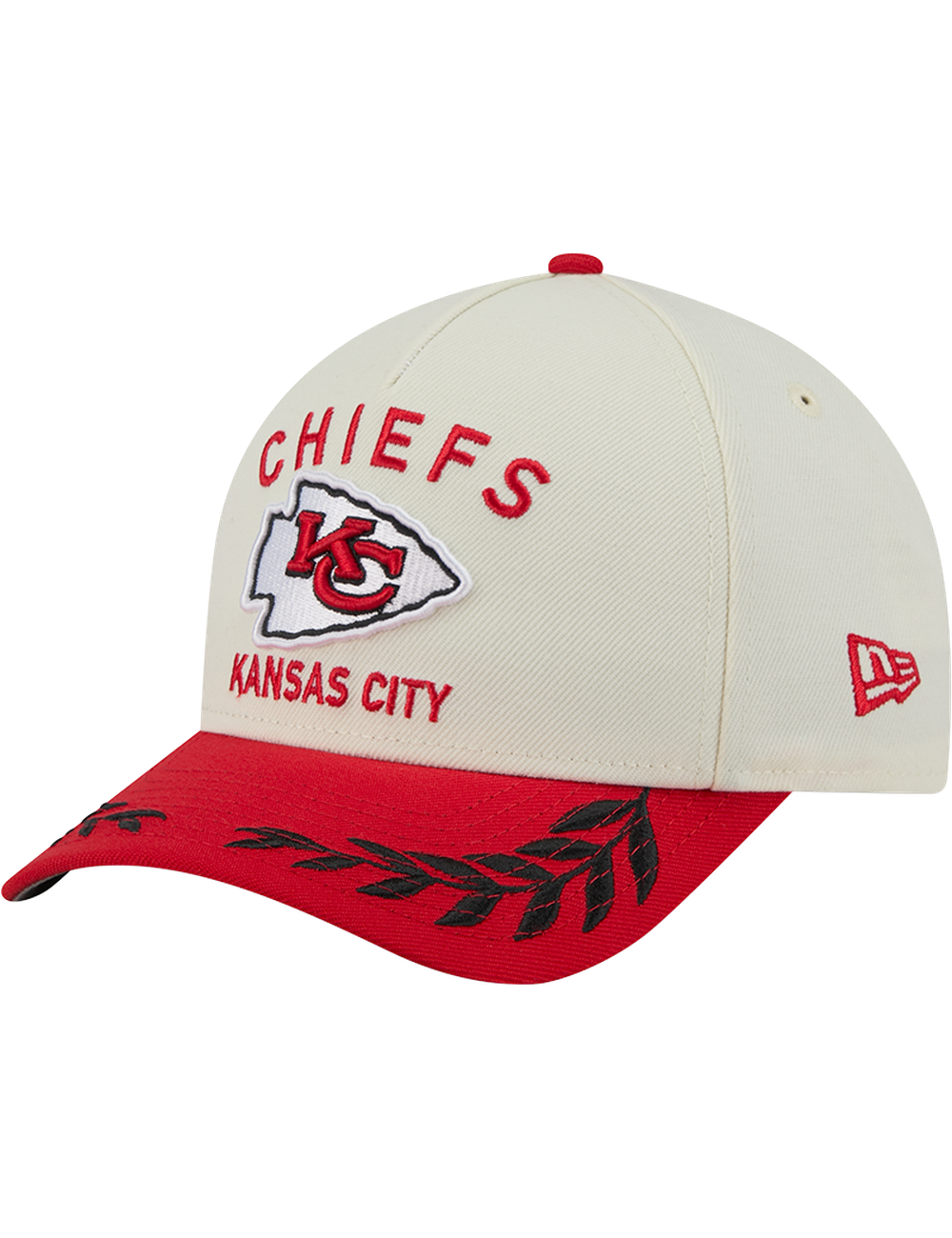 Kansas City Chiefs New Era NFL 25 Draft 9FORTY M-Crown Snapback Hat - Chrome