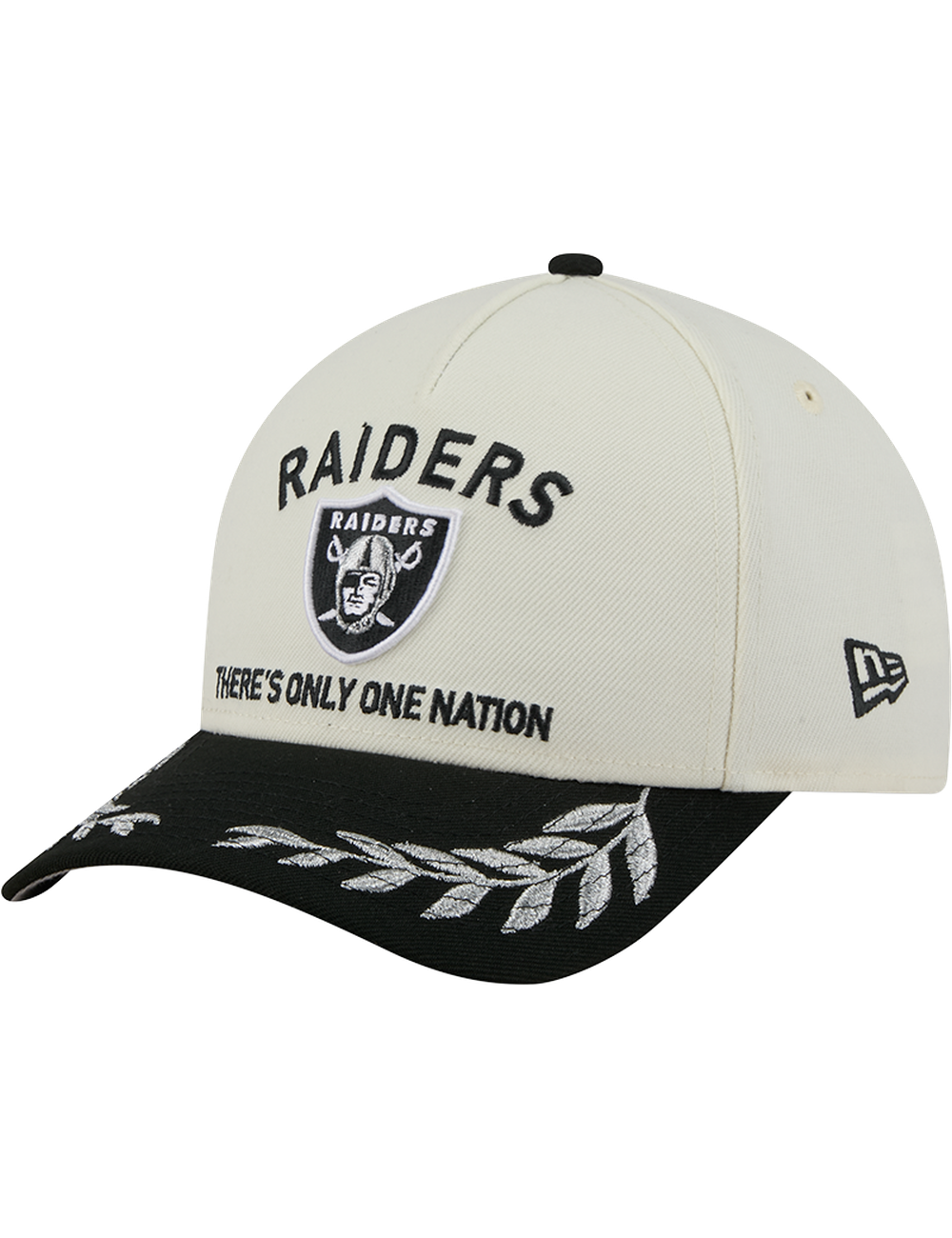 Las Vegas Raiders New Era NFL 25 Draft 9FORTY M-Crown Snapback Hat - Chrome
