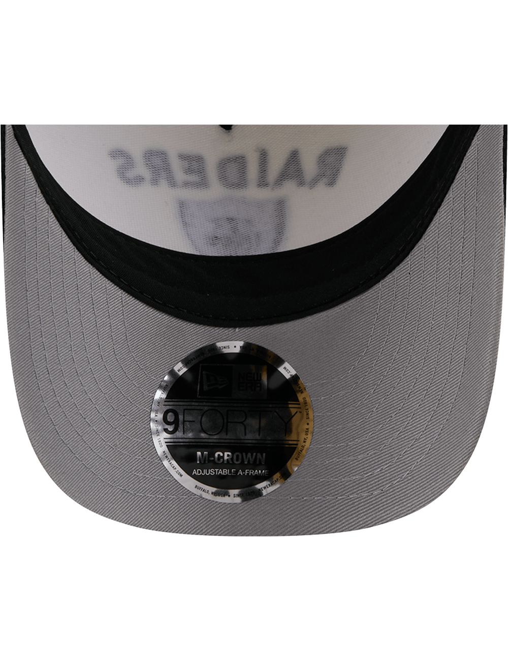 Las Vegas Raiders New Era NFL 25 Draft 9FORTY M-Crown Snapback Hat - Chrome