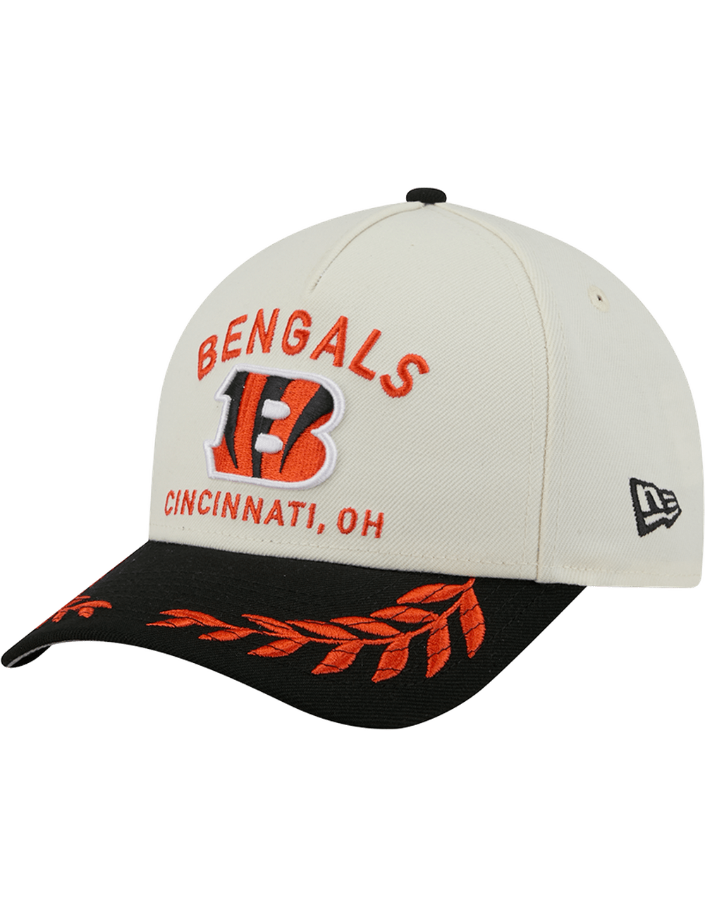 Cincinnati Bengals New Era NFL 25 Draft 9FORTY M-Crown Snapback Hat - Chrome