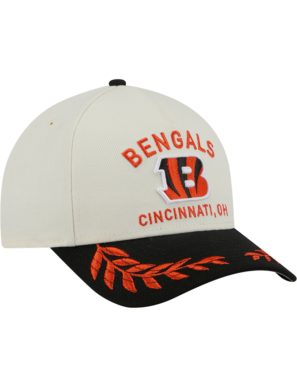 Cincinnati Bengals New Era NFL 25 Draft 9FORTY M-Crown Snapback Hat - Chrome