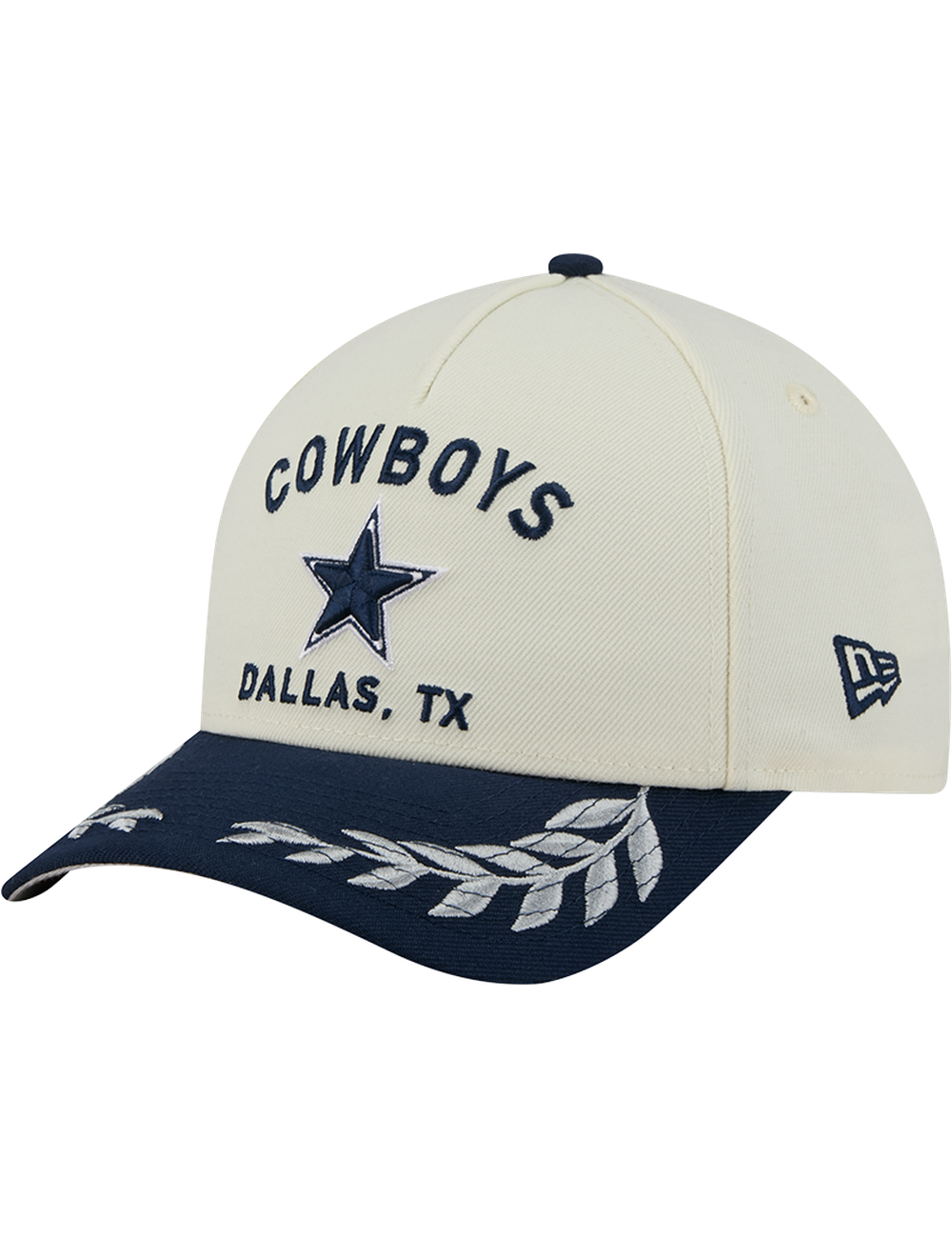 Dallas Cowboys New Era NFL 25 Draft 9FORTY M-Crown Snapback Hat - Chrome
