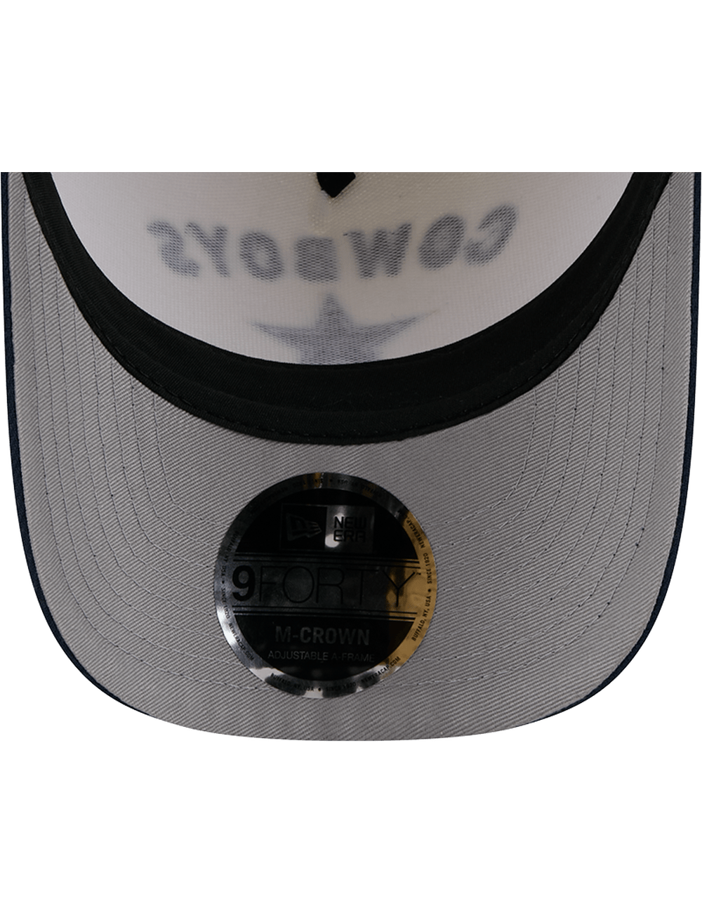 Dallas Cowboys New Era NFL 25 Draft 9FORTY M-Crown Snapback Hat - Chrome