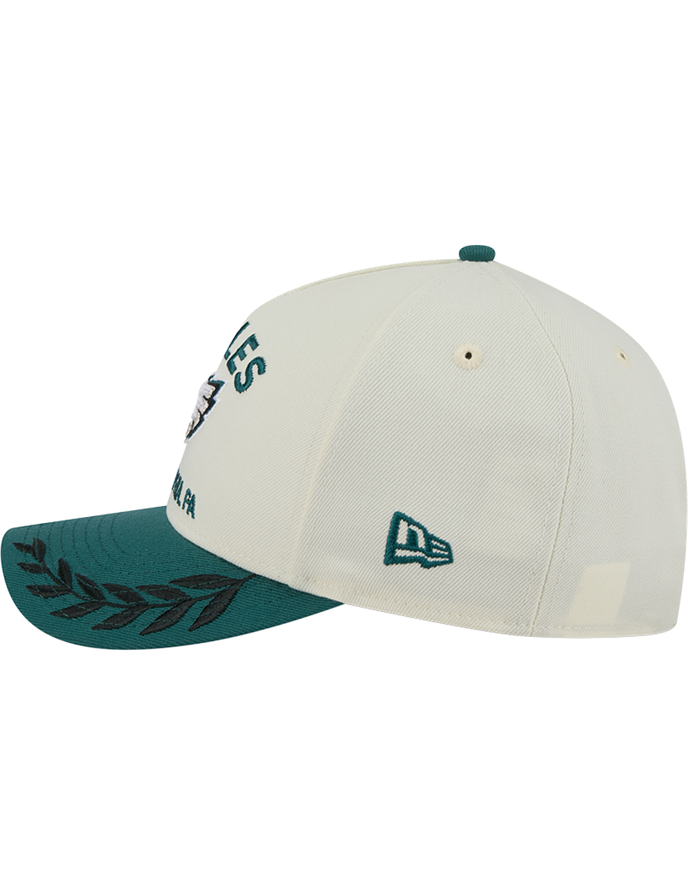 Philadelphia Eagles New Era NFL 25 Draft 9FORTY M-Crown Snapback Hat - Chrome