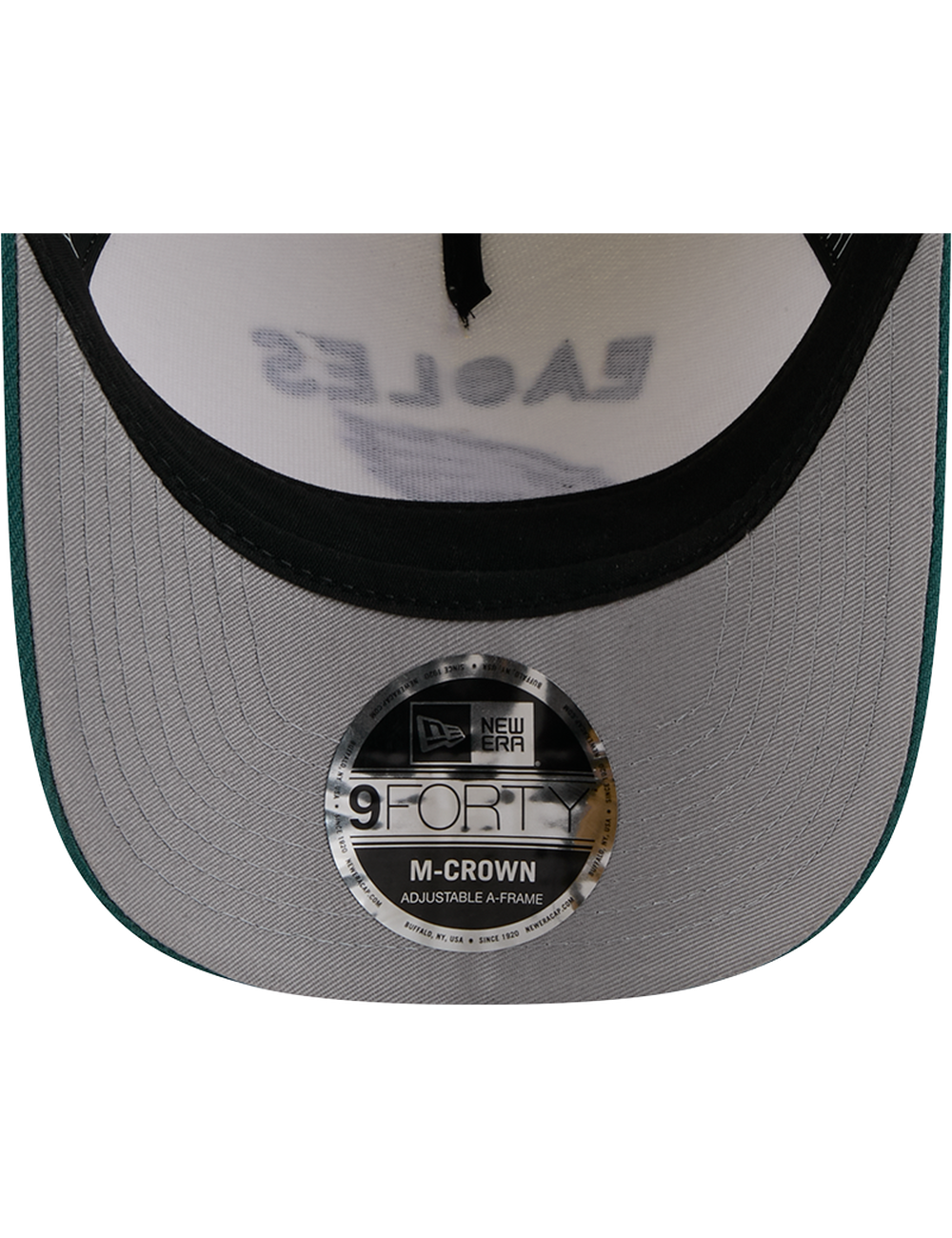 Philadelphia Eagles New Era NFL 25 Draft 9FORTY M-Crown Snapback Hat - Chrome