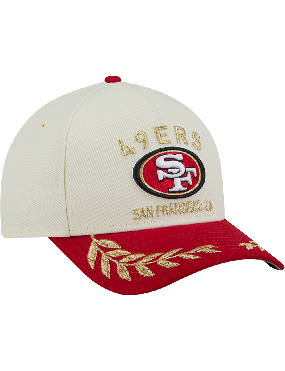 San Francisco 49ers New Era NFL 25 Draft 9FORTY M-Crown Snapback Hat - Chrome