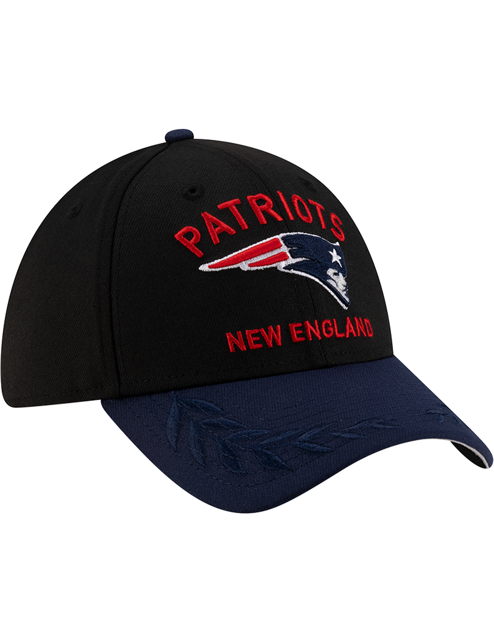 New England Patriots New Era NFL 25 Draft 39THIRTY Stretch-Fit Hat - Black