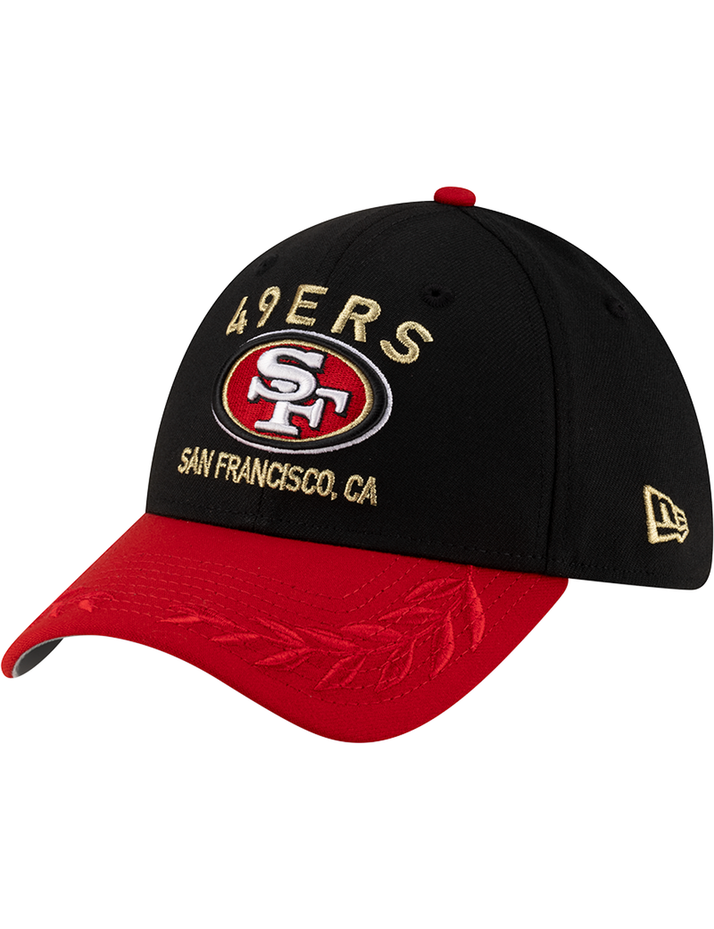 San Francisco 49ers New Era NFL 25 Draft 39THIRTY Stretch-Fit Hat - Black
