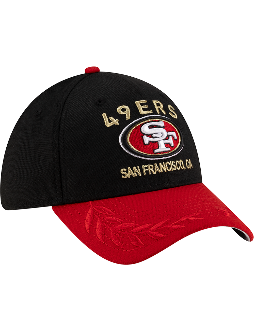 San Francisco 49ers New Era NFL 25 Draft 39THIRTY Stretch-Fit Hat - Black