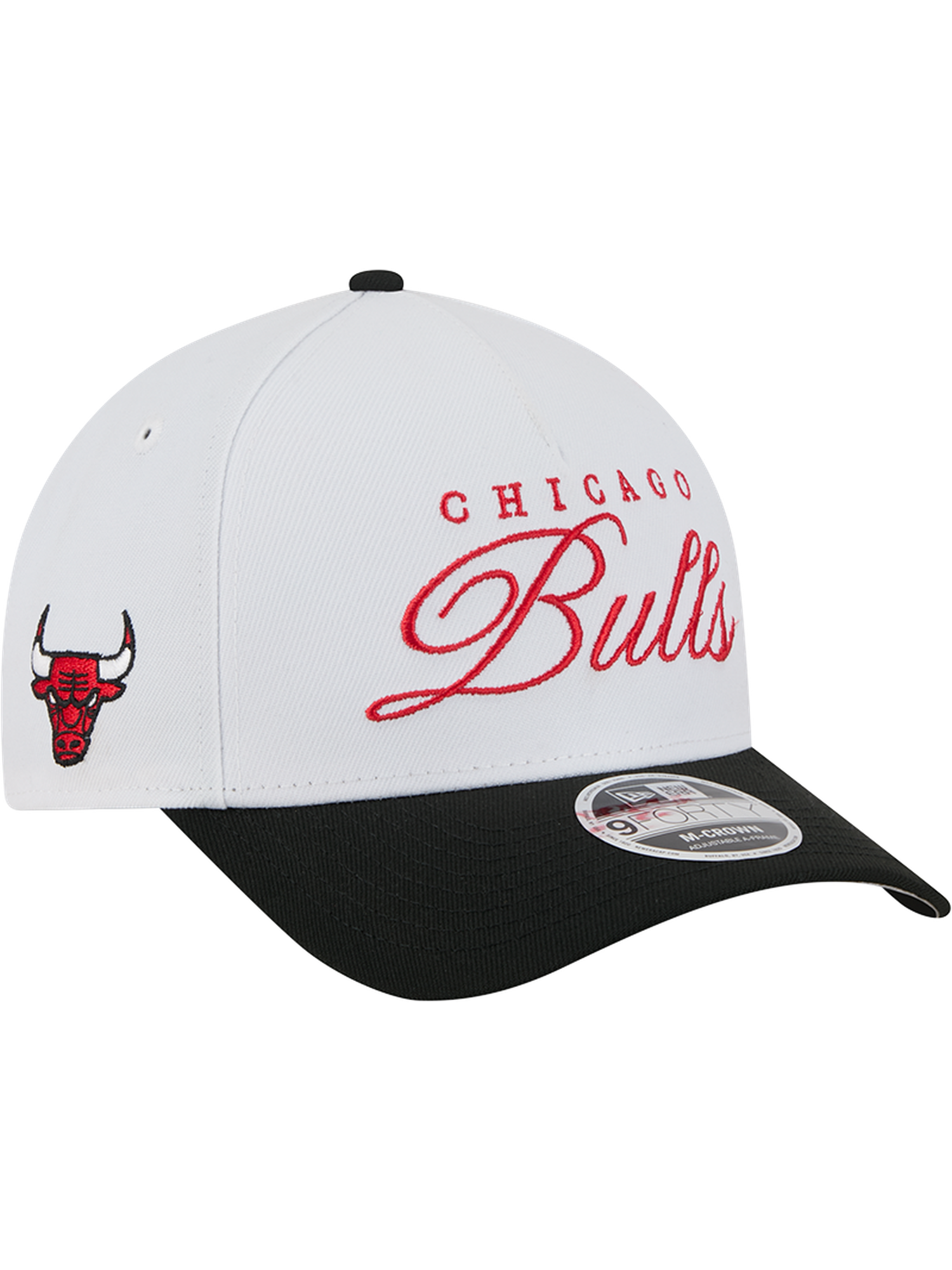 Chicago Bulls  New Era NBA 25 Draft 9FORTY M-Crown A-Frame Snapback Hat - White