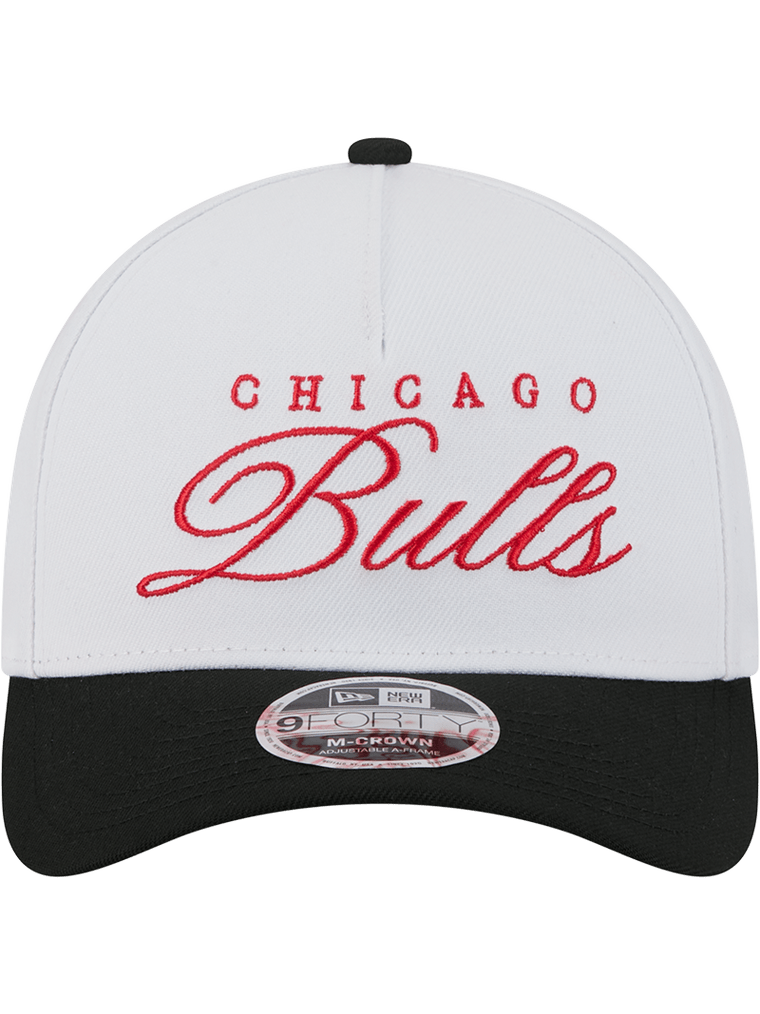 Chicago Bulls  New Era NBA 25 Draft 9FORTY M-Crown A-Frame Snapback Hat - White