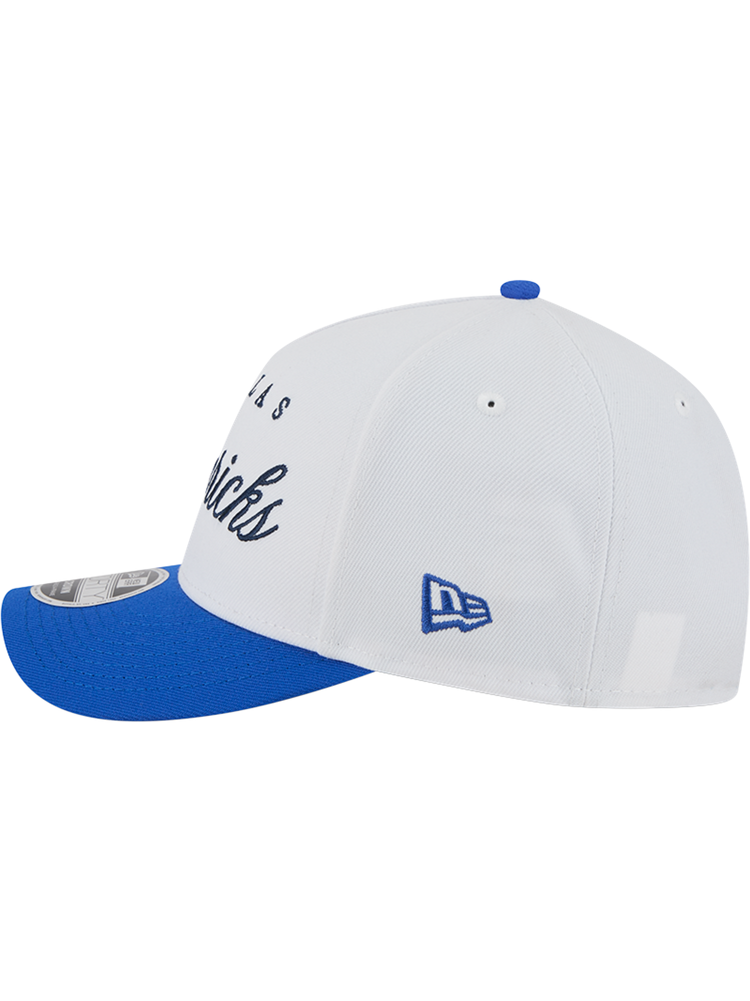 Dallas Mavericks New Era NBA 25 Draft 9FORTY M-Crown A-Frame Snapback Hat - White