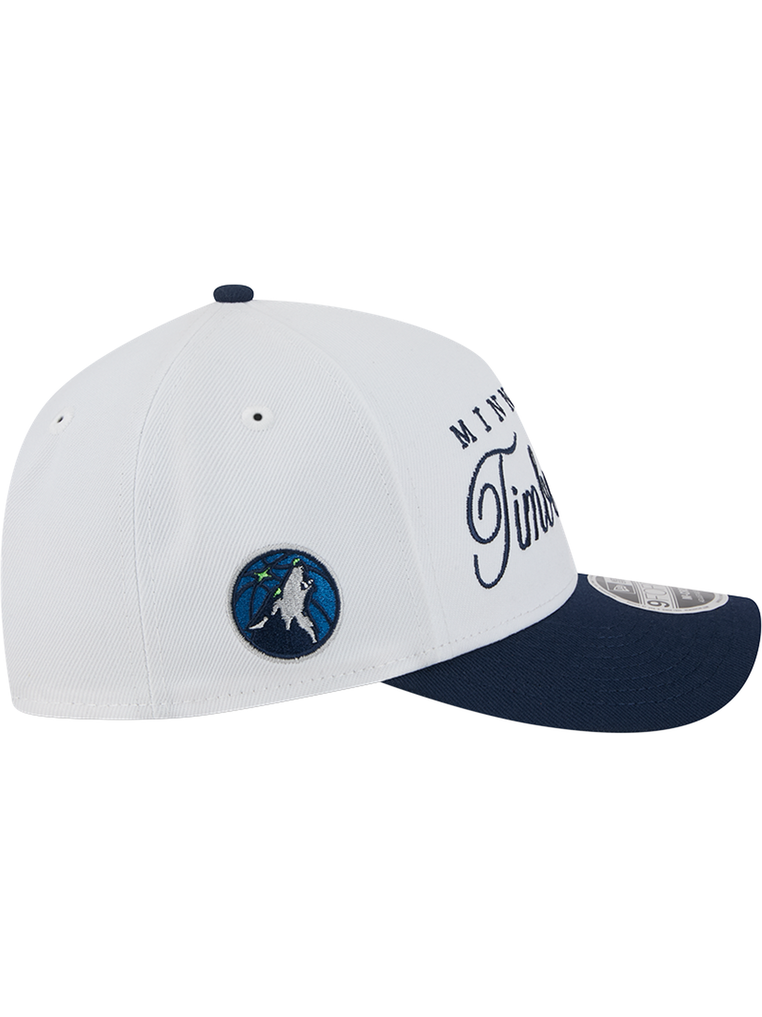 Minnesota Timberwolves New Era NBA 25 Draft 9FORTY M-Crown A-Frame Snapback Hat - White