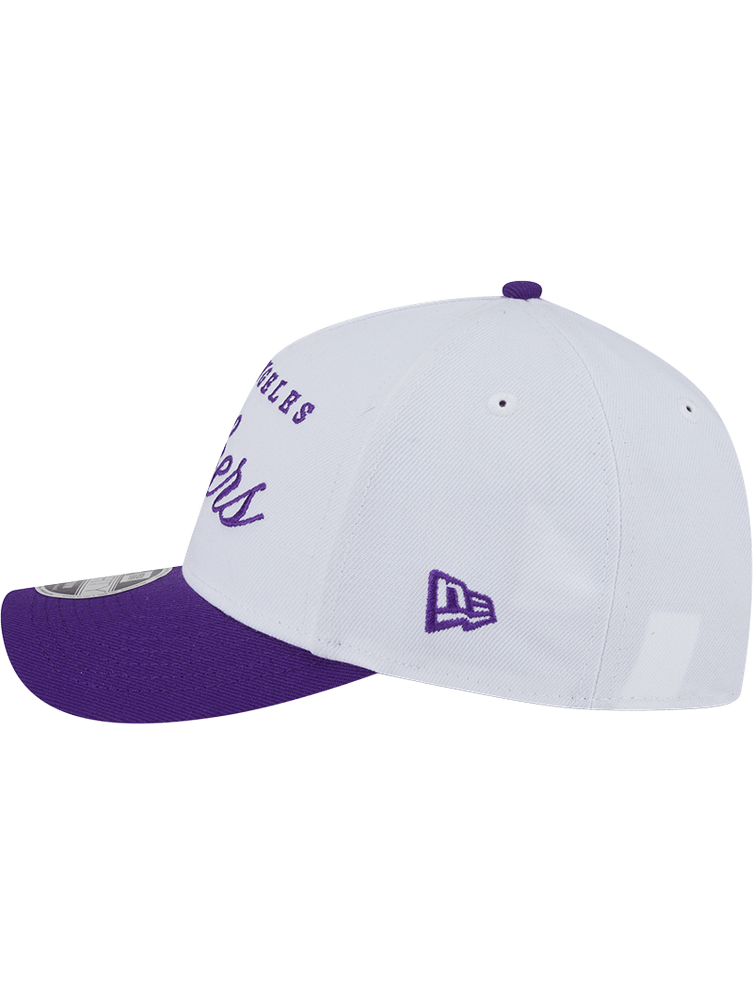 Los Angeles Lakers New Era NBA 25 Draft 9FORTY M-Crown A-Frame Snapback Hat - White