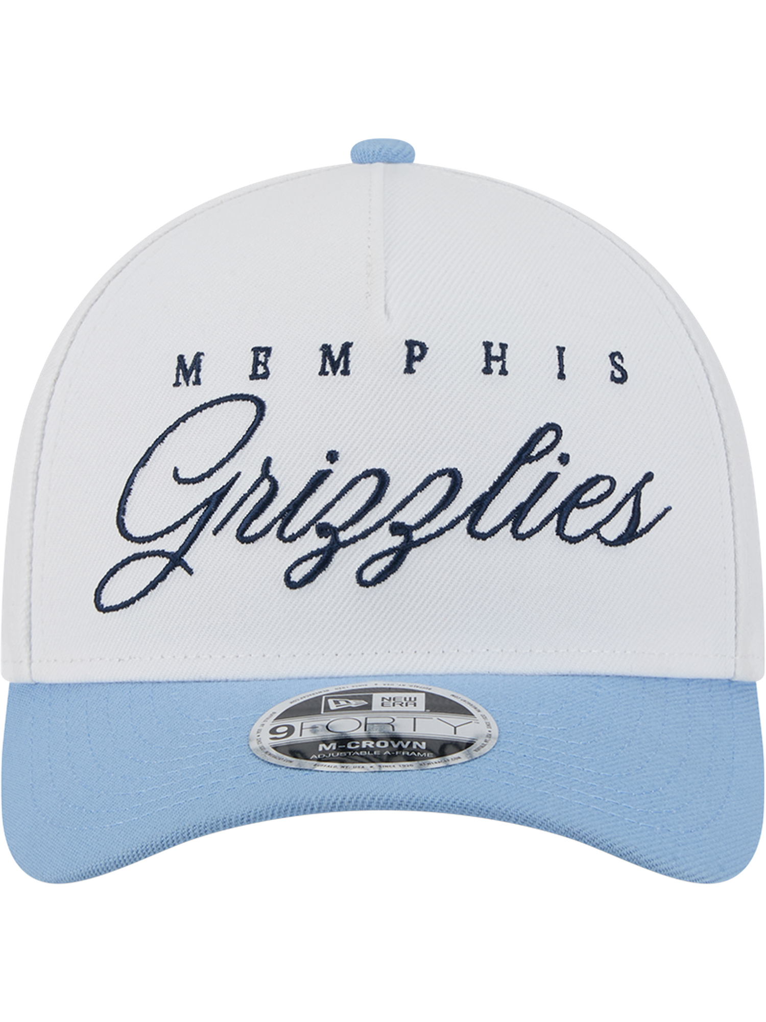 Memphis Grizzlies New Era NBA 25 Draft 9FORTY M-Crown A-Frame Snapback Hat - White