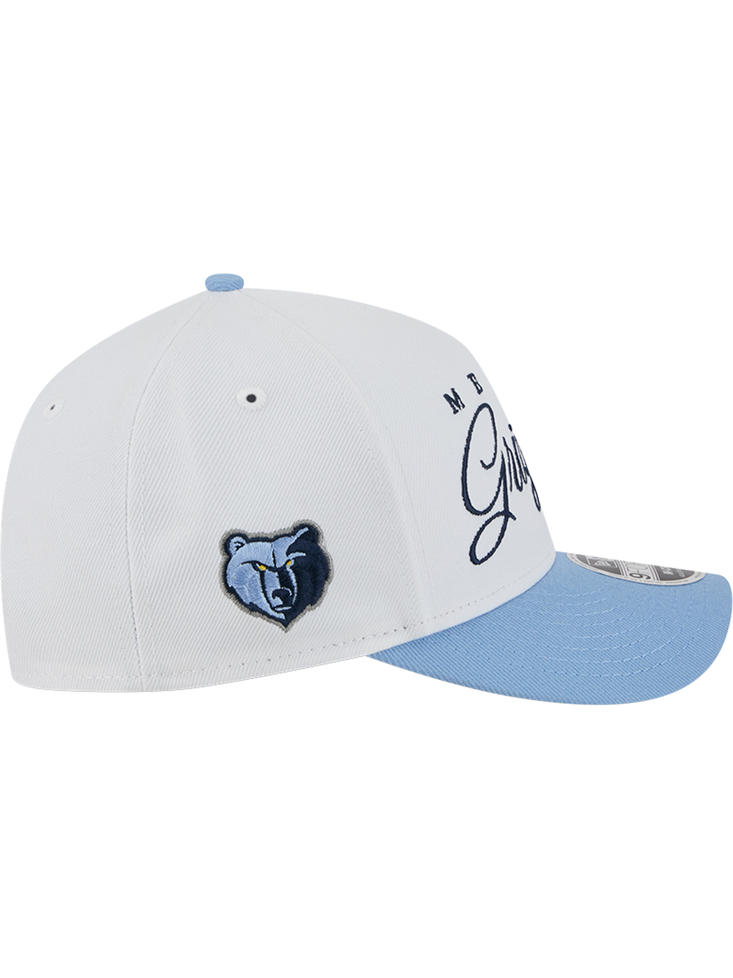 Memphis Grizzlies New Era NBA 25 Draft 9FORTY M-Crown A-Frame Snapback Hat - White
