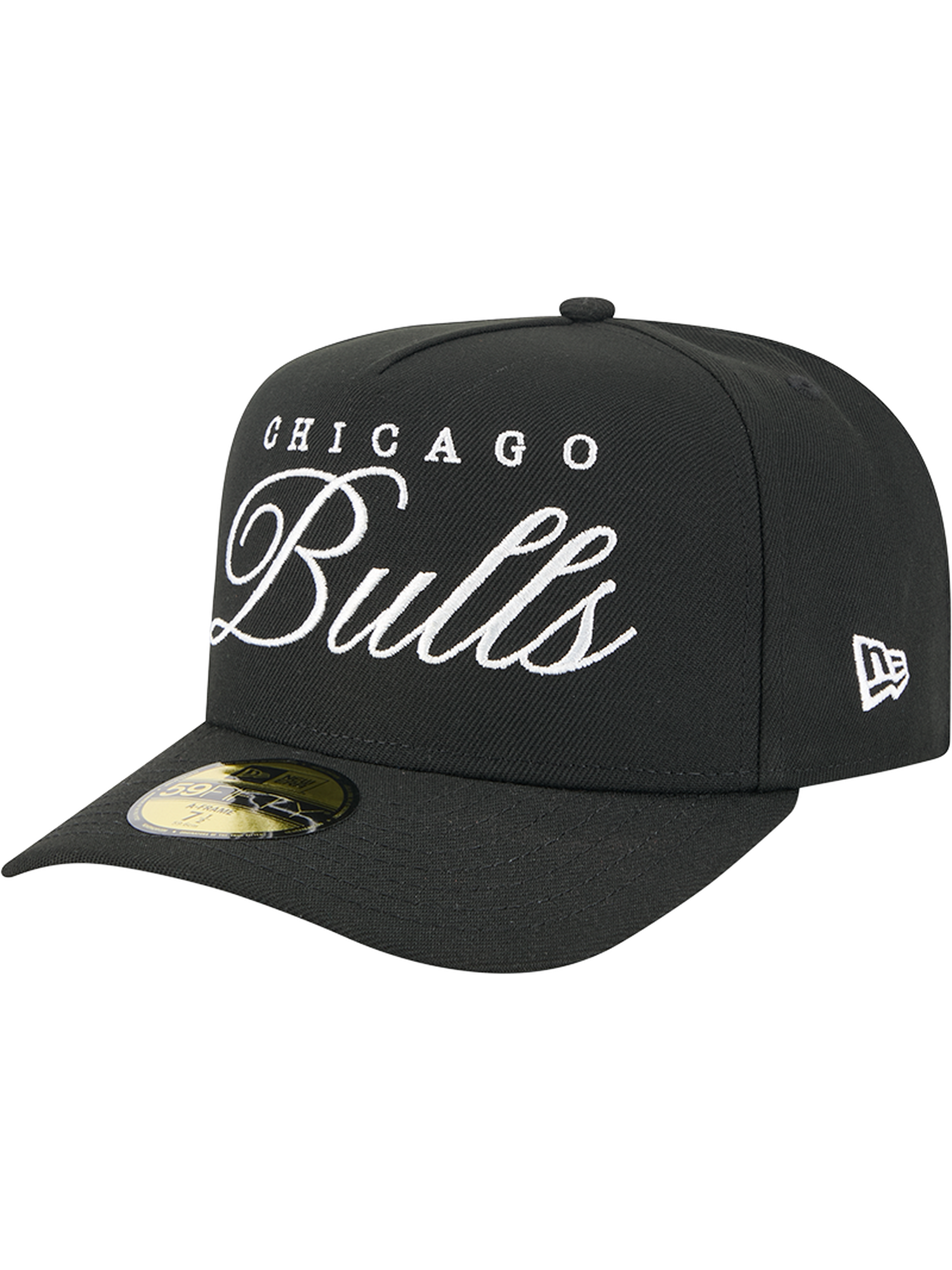Chicago Bulls  New Era NBA 25 Draft 59FIFTY A-Frame Pre-Curved Fitted Hat - Black