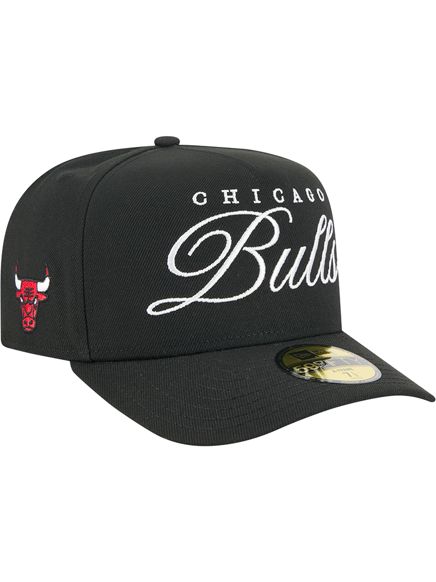 Chicago Bulls  New Era NBA 25 Draft 59FIFTY A-Frame Pre-Curved Fitted Hat - Black