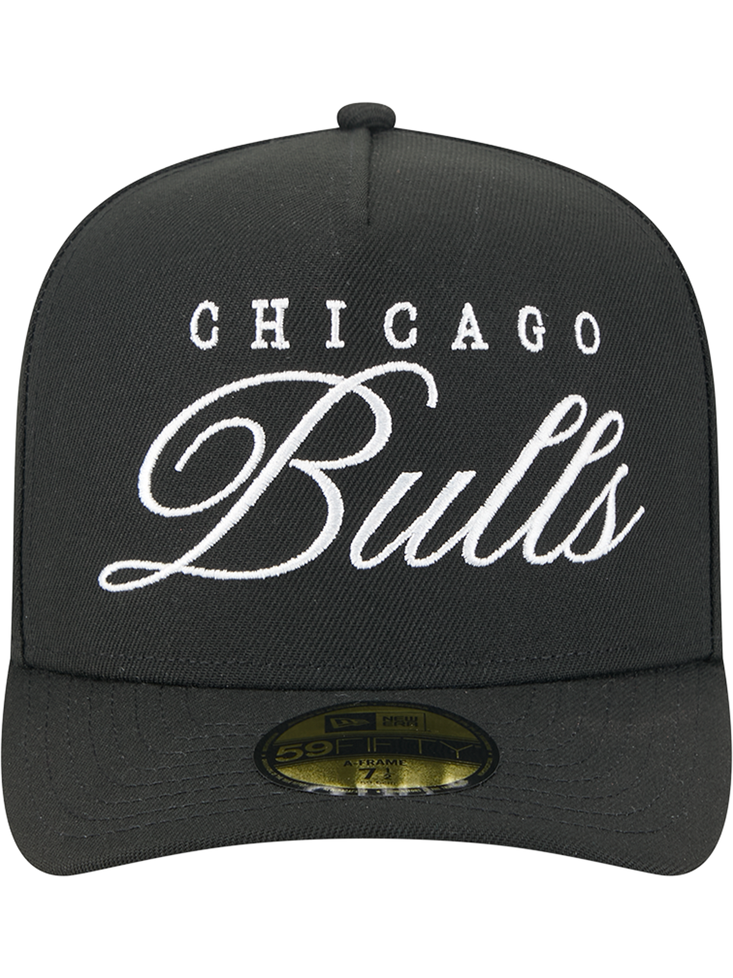 Chicago Bulls  New Era NBA 25 Draft 59FIFTY A-Frame Pre-Curved Fitted Hat - Black