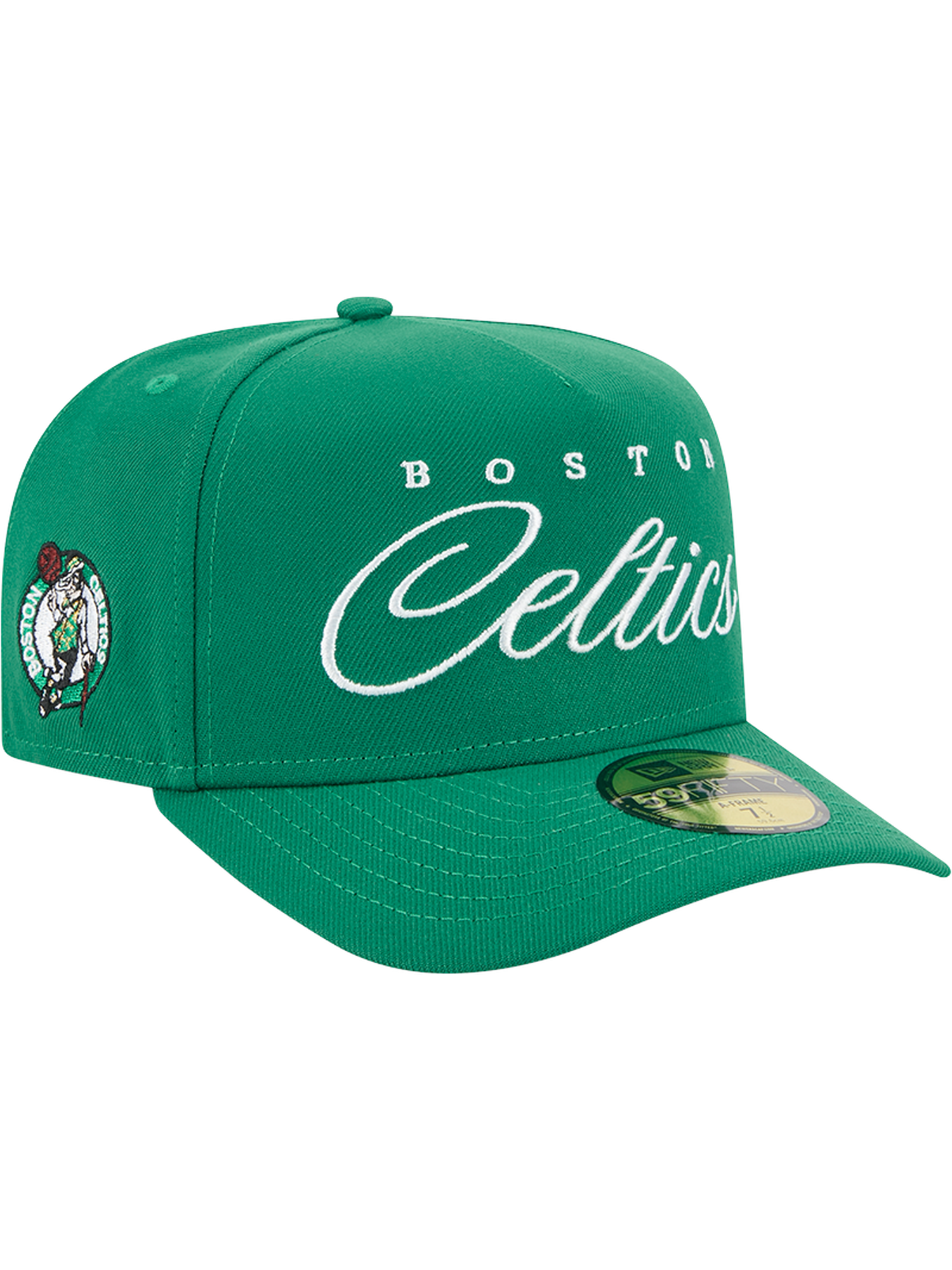 Boston Celtics New Era NBA 25 Draft 59FIFTY A-Frame Pre-Curved Fitted Hat - Green