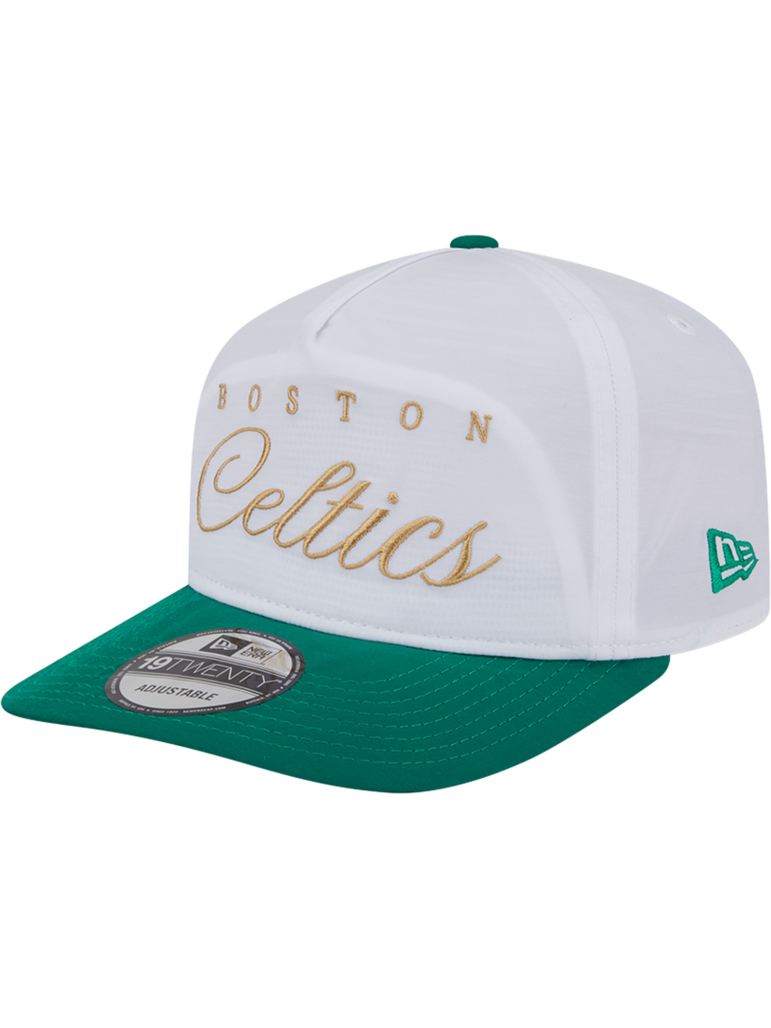 Boston Celtics New Era NBA 25 Draft 19TWENTY A-Frame Pre-Curved Hat - White