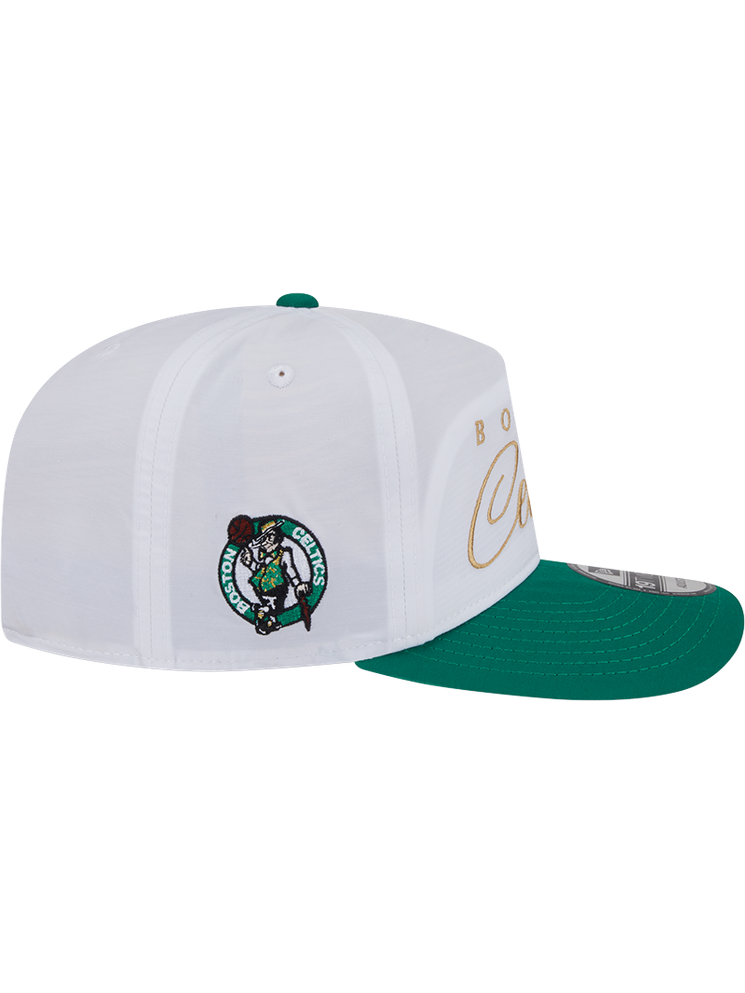 Boston Celtics New Era NBA 25 Draft 19TWENTY A-Frame Pre-Curved Hat - White