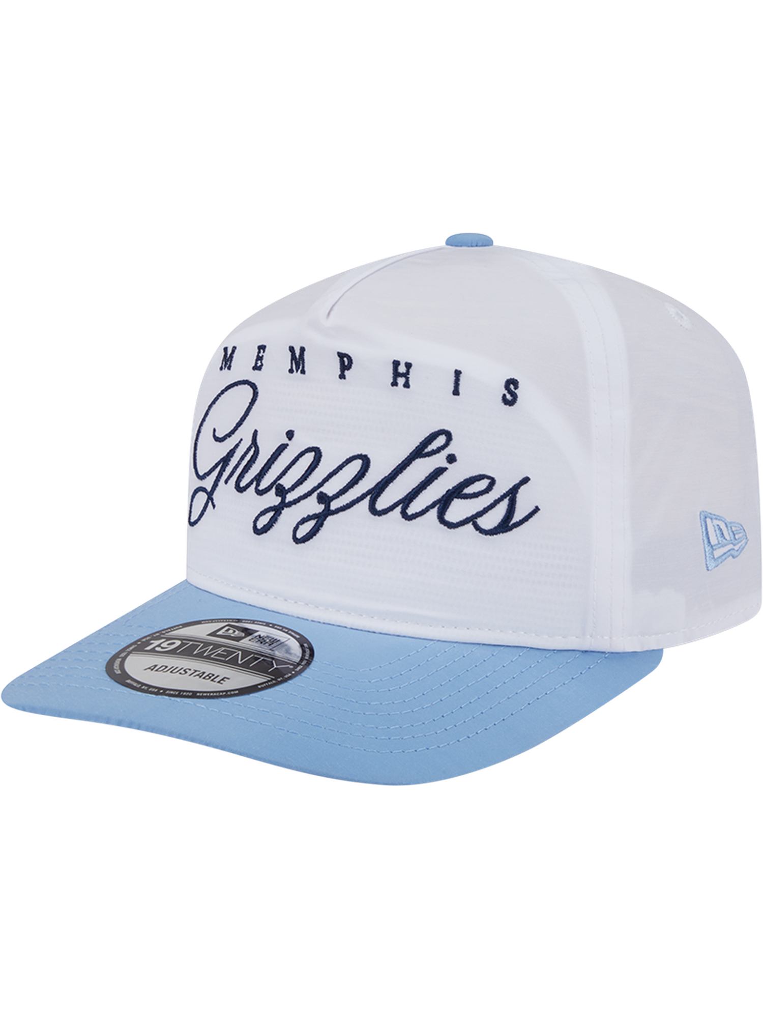 Memphis Grizzlies New Era NBA 25 Draft 19TWENTY A-Frame Pre-Curved Hat - White