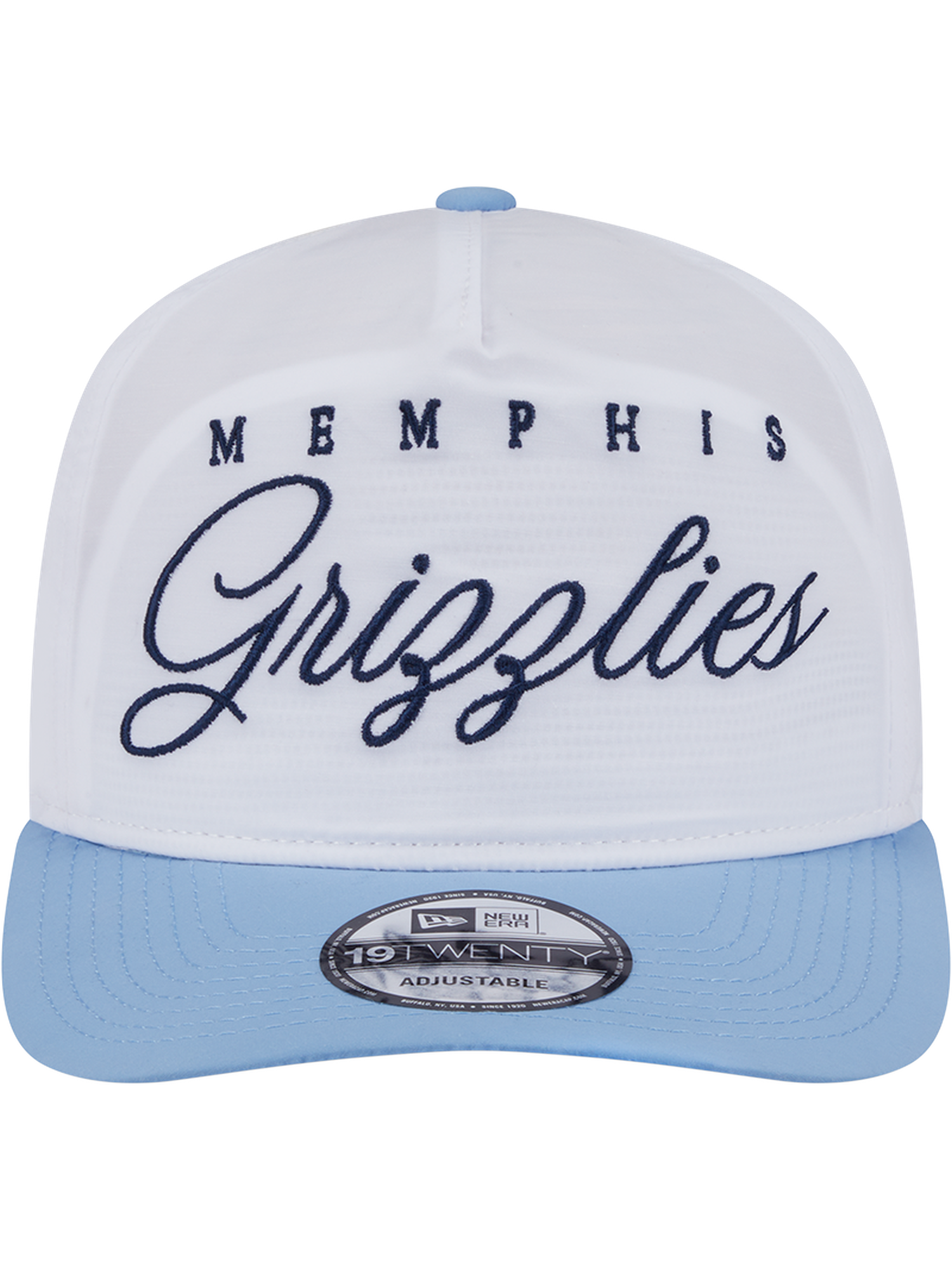 Memphis Grizzlies New Era NBA 25 Draft 19TWENTY A-Frame Pre-Curved Hat - White
