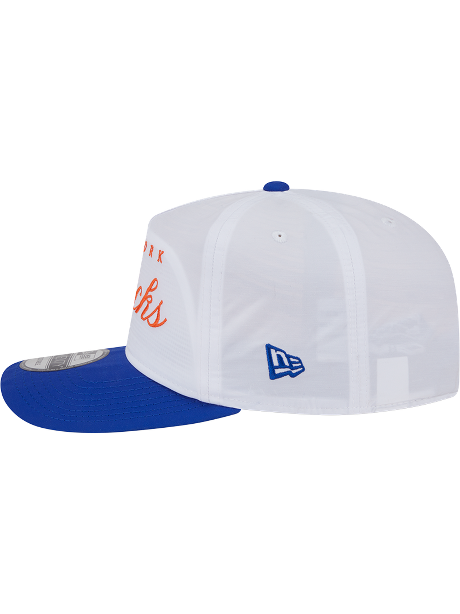 New York Knicks New Era NBA 25 Draft 19TWENTY A-Frame Pre-Curved Hat - White