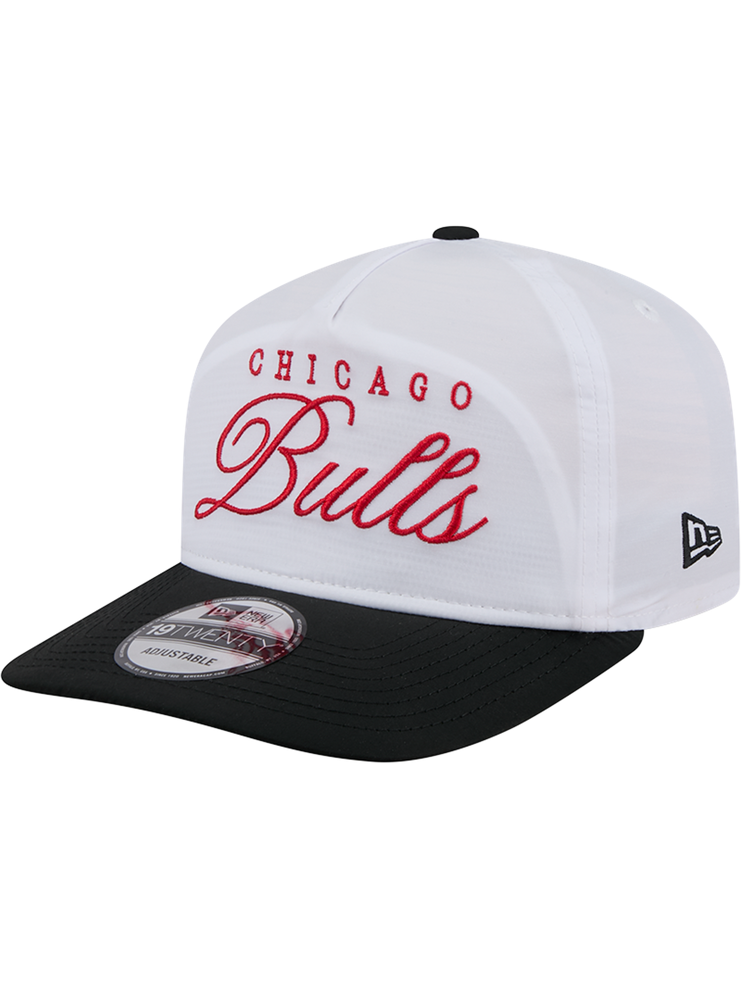Chicago Bulls  New Era NBA 25 Draft 19TWENTY A-Frame Pre-Curved Hat - White