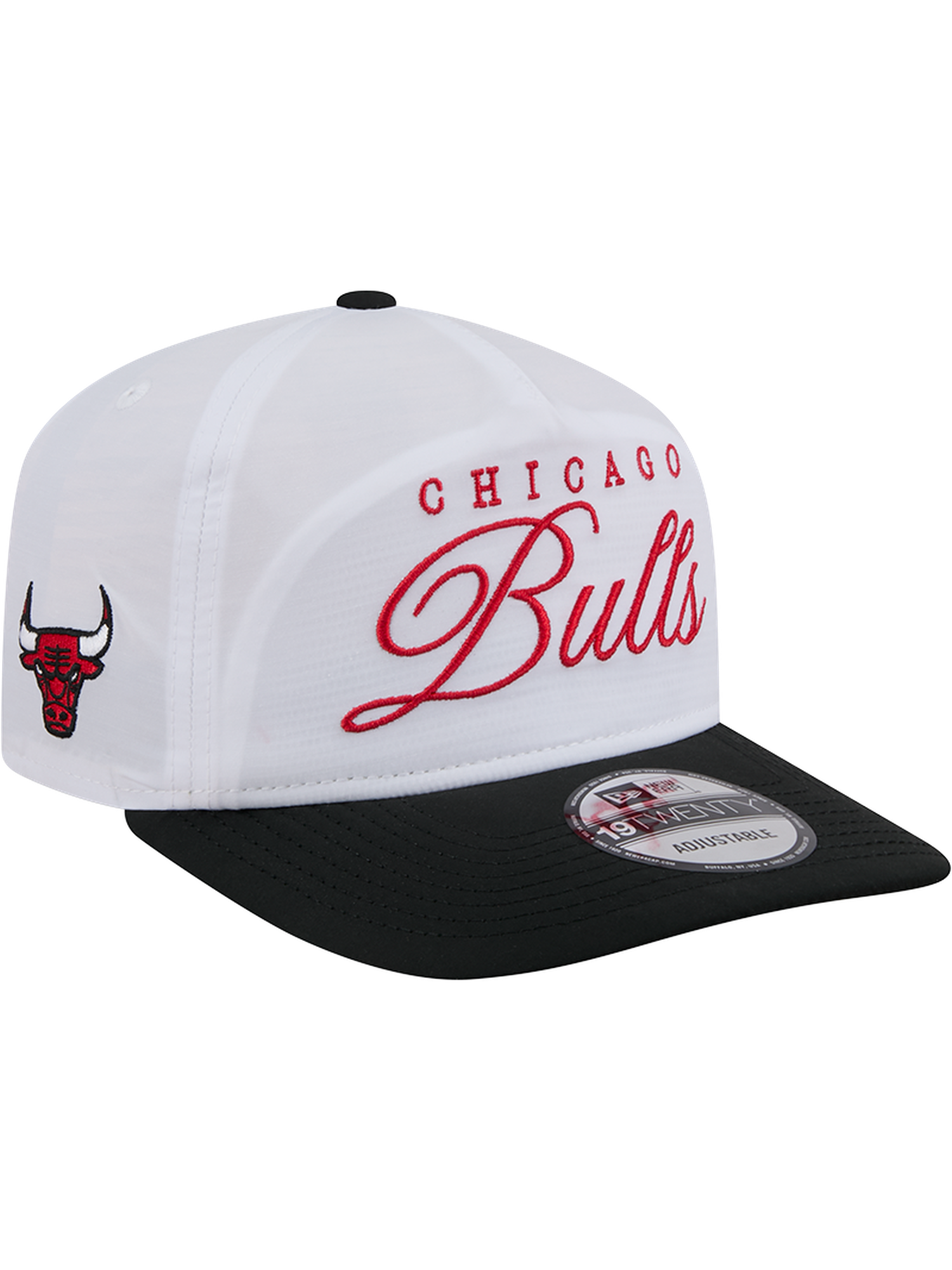Chicago Bulls  New Era NBA 25 Draft 19TWENTY A-Frame Pre-Curved Hat - White