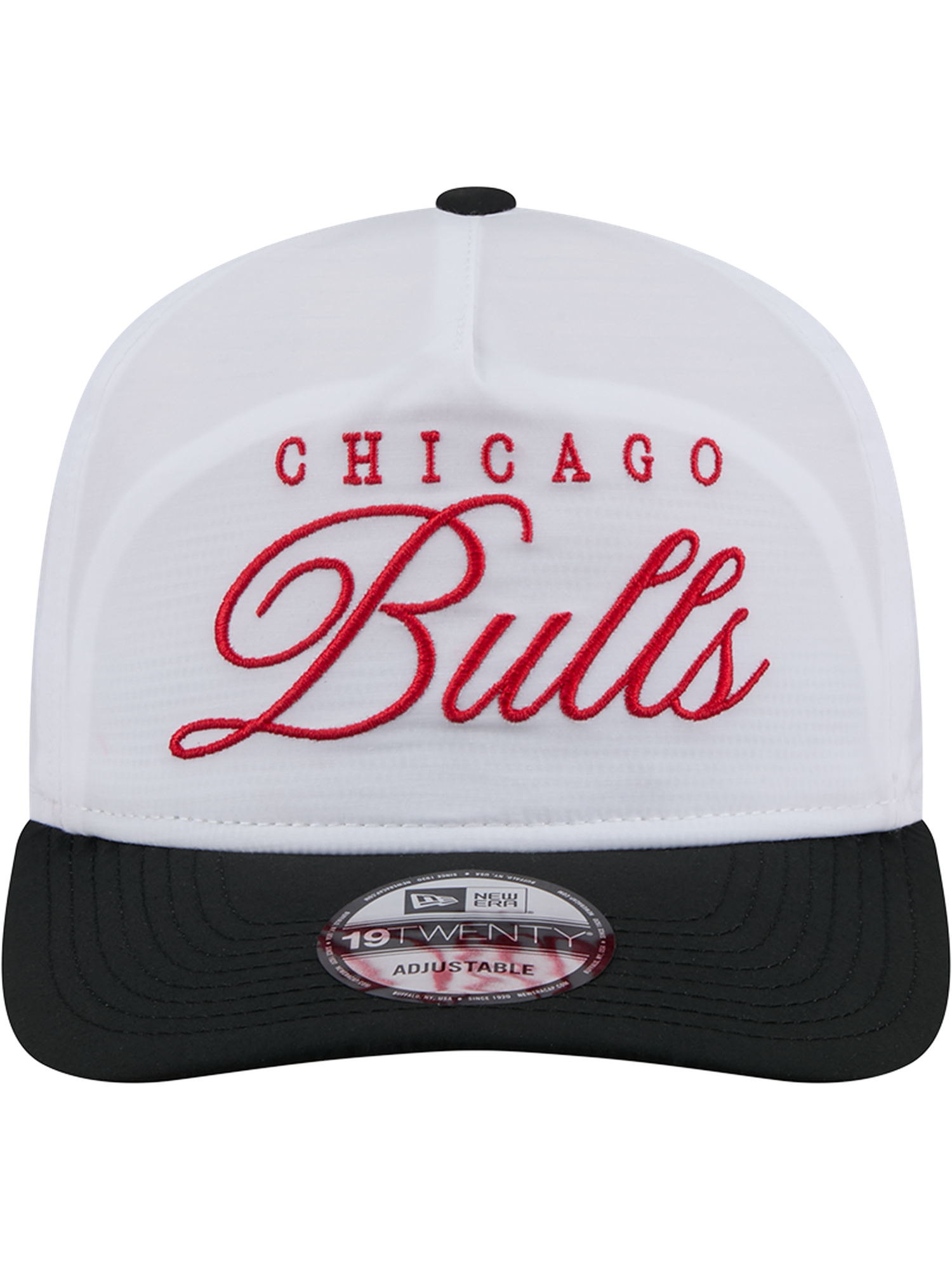 Chicago Bulls  New Era NBA 25 Draft 19TWENTY A-Frame Pre-Curved Hat - White