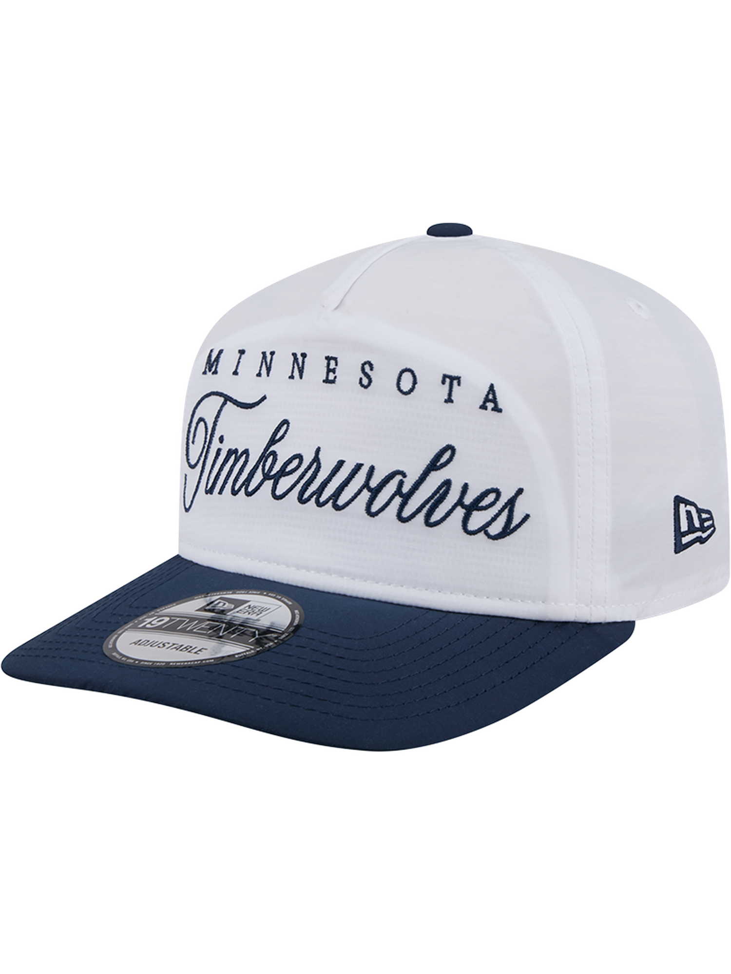 Minnesota Timberwolves New Era NBA 25 Draft 19TWENTY A-Frame Pre-Curved Hat - White