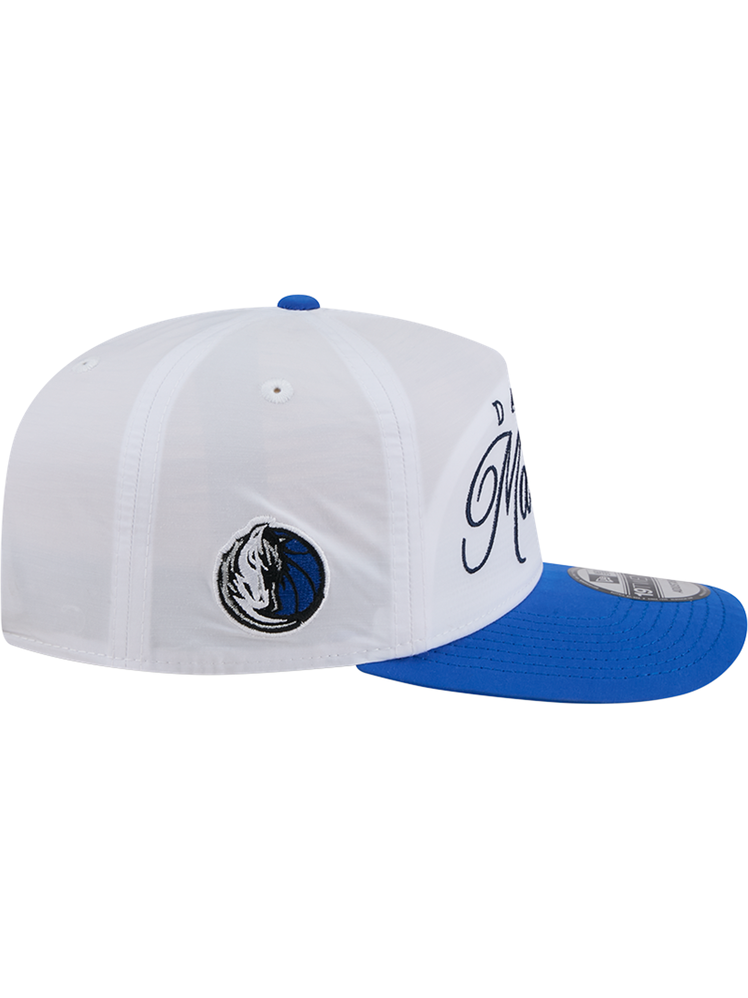 Dallas Mavericks New Era NBA 25 Draft 19TWENTY A-Frame Pre-Curved Hat - White
