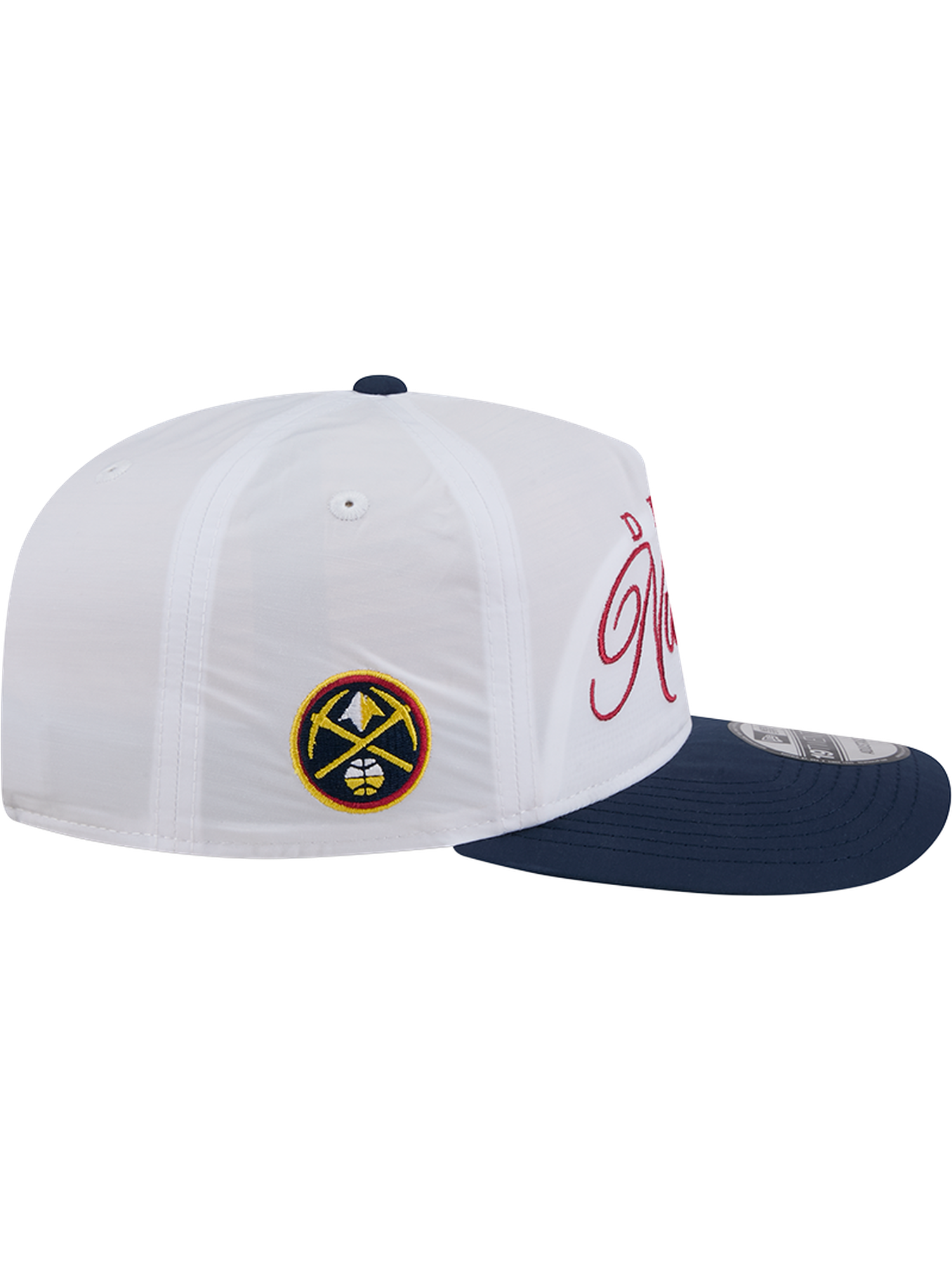Denver Nuggets New Era NBA 25 Draft 19TWENTY A-Frame Pre-Curved Hat - White
