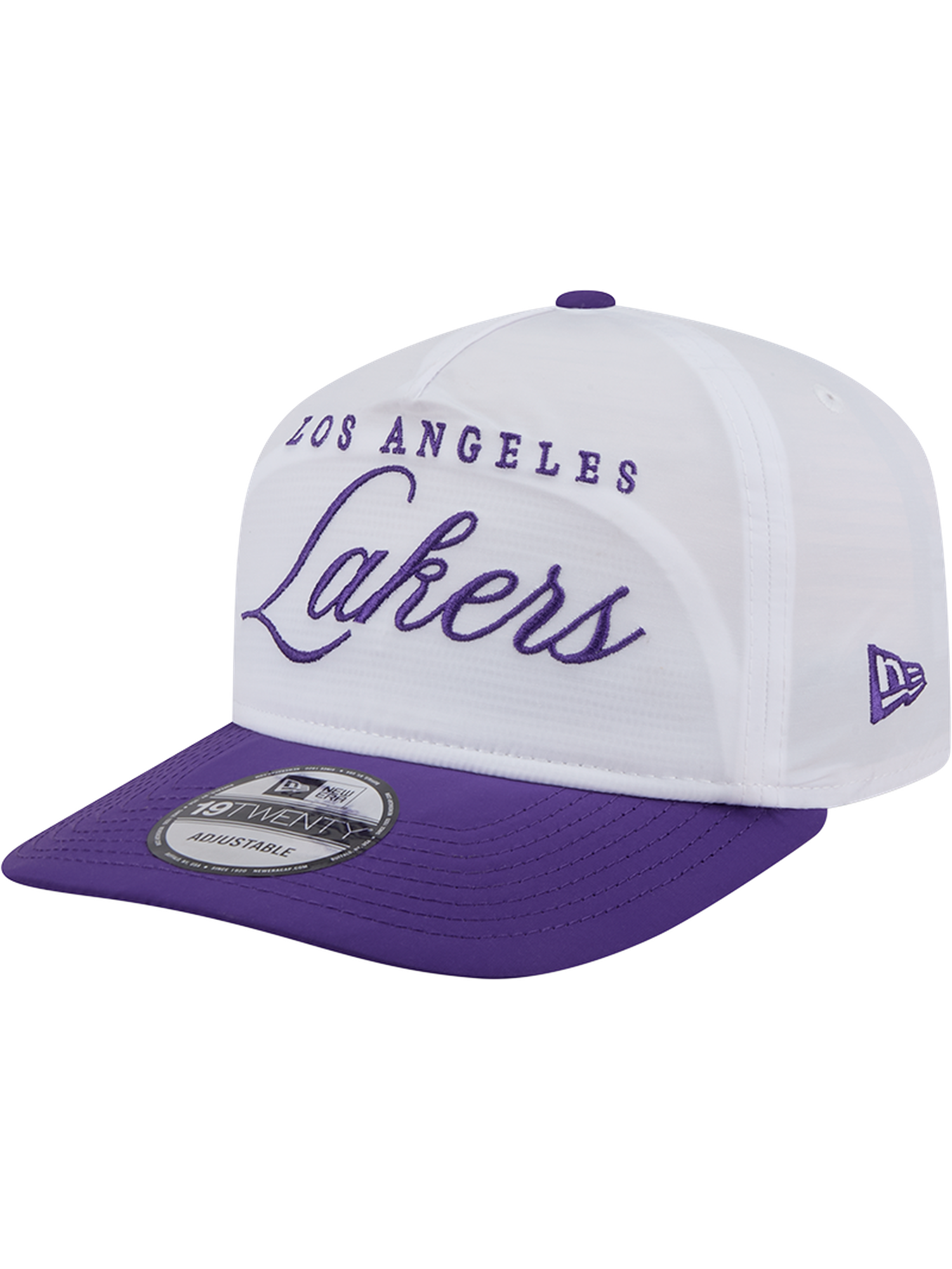 Los Angeles Lakers New Era NBA 25 Draft 19TWENTY A-Frame Pre-Curved Hat - White