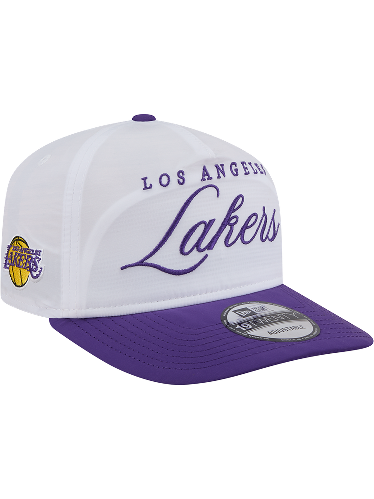 Los Angeles Lakers New Era NBA 25 Draft 19TWENTY A-Frame Pre-Curved Hat - White