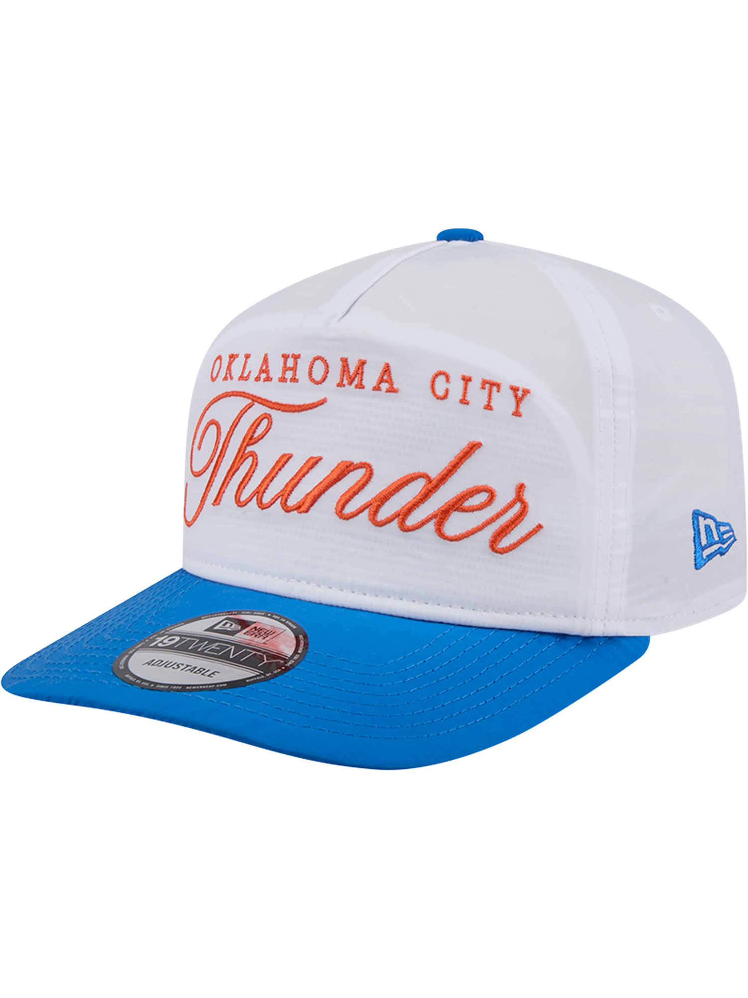 Oklahoma City Thunder New Era NBA 25 Draft 19TWENTY A-Frame Pre-Curved Hat - White