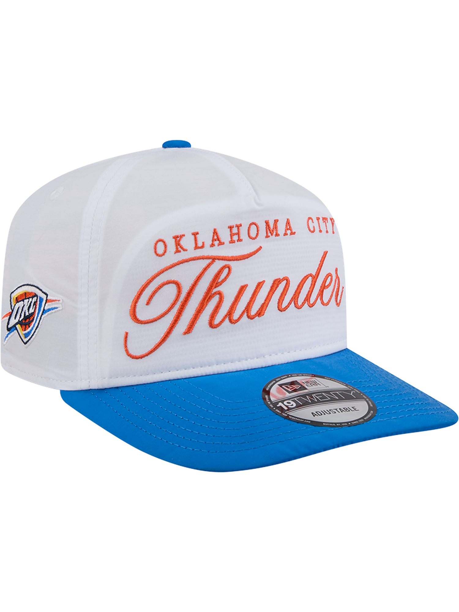 Oklahoma City Thunder New Era NBA 25 Draft 19TWENTY A-Frame Pre-Curved Hat - White