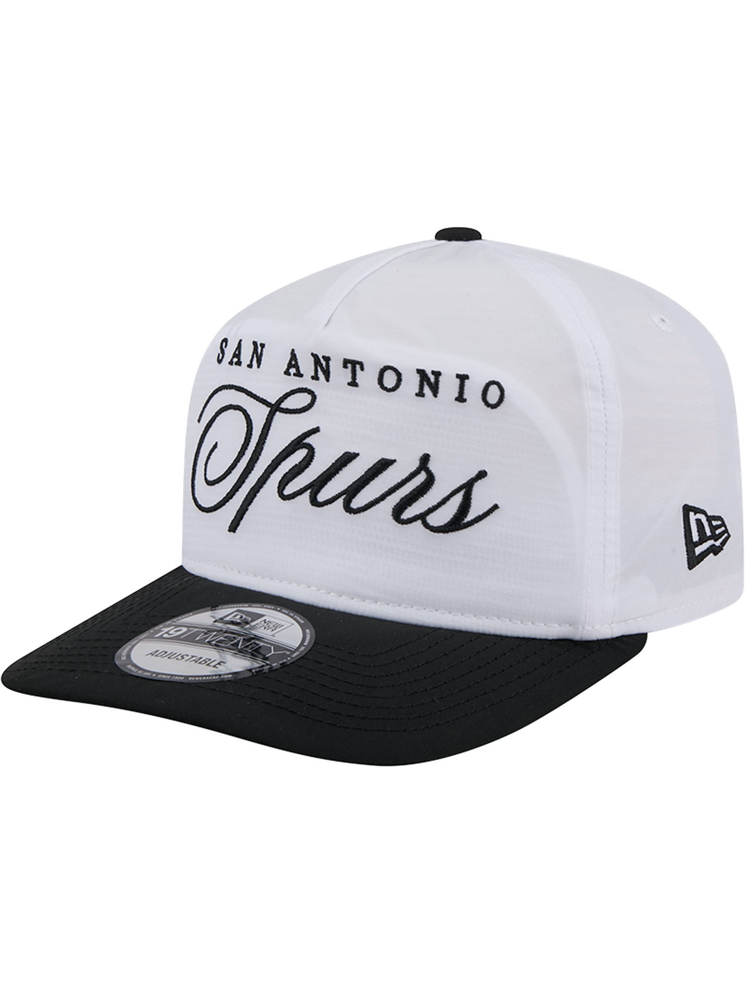San Antonio Spurs New Era NBA 25 Draft 19TWENTY A-Frame Pre-Curved Hat - White