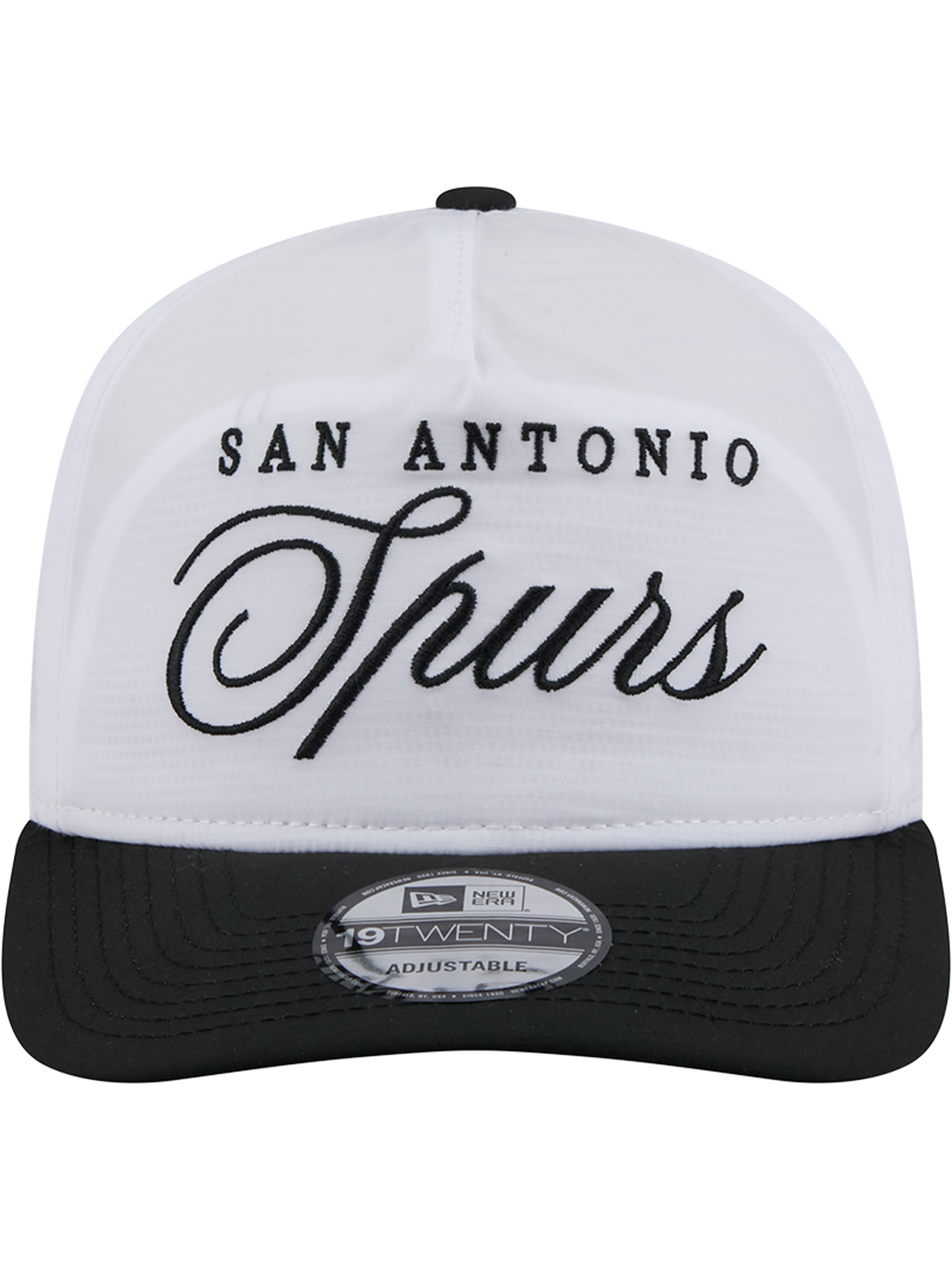 San Antonio Spurs New Era NBA 25 Draft 19TWENTY A-Frame Pre-Curved Hat - White
