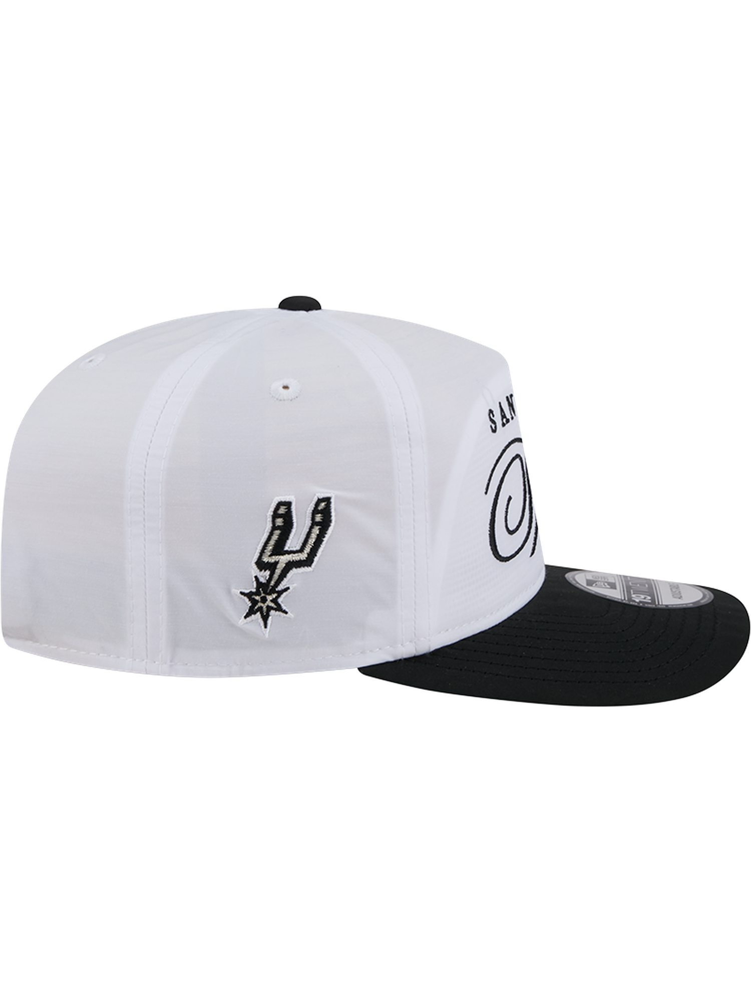 San Antonio Spurs New Era NBA 25 Draft 19TWENTY A-Frame Pre-Curved Hat - White