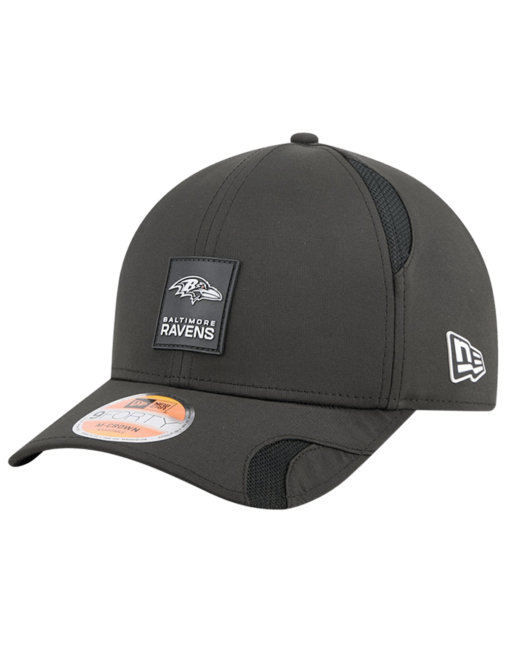 Baltimore Ravens New Era NFL 25 Sideline 9FORTY M-Crown Snapback Hat - Black