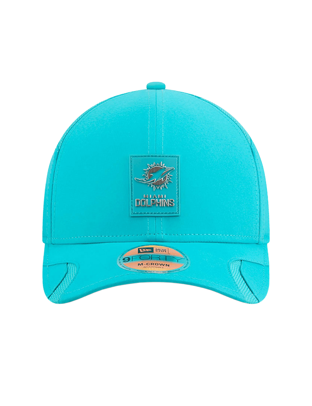 Miami Dolphins New Era NFL 25 Sideline 9FORTY M-Crown Snapback Hat - Aqua
