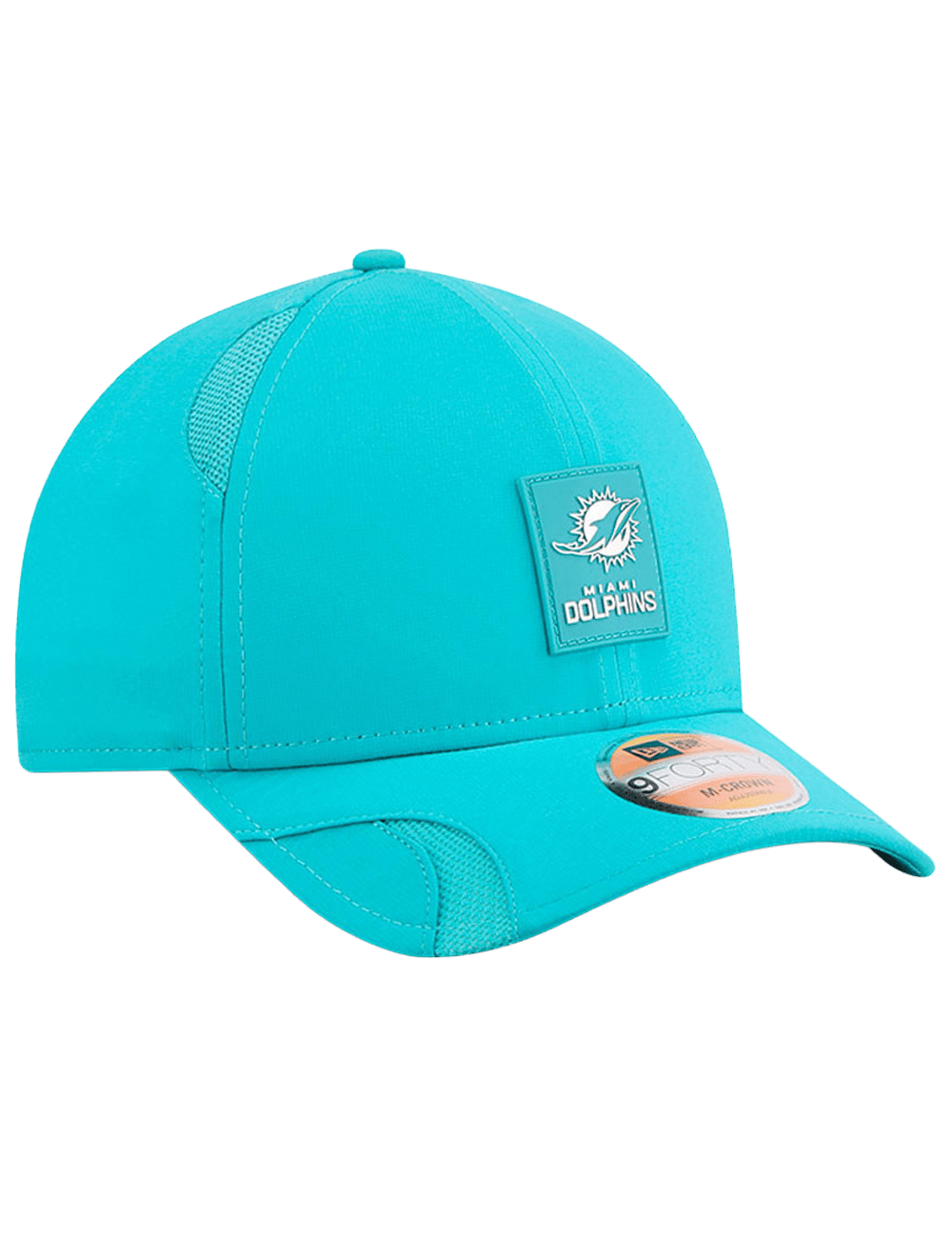 Miami Dolphins New Era NFL 25 Sideline 9FORTY M-Crown Snapback Hat - Aqua