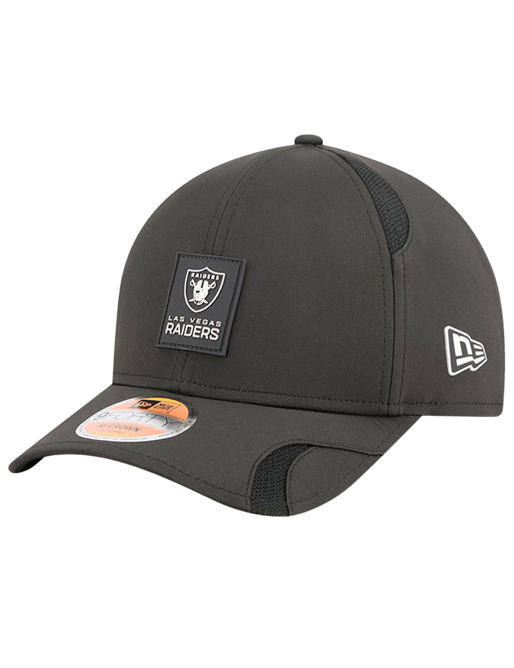 Las Vegas Raiders New Era NFL 25 Sideline 9FORTY M-Crown Snapback Hat - Black